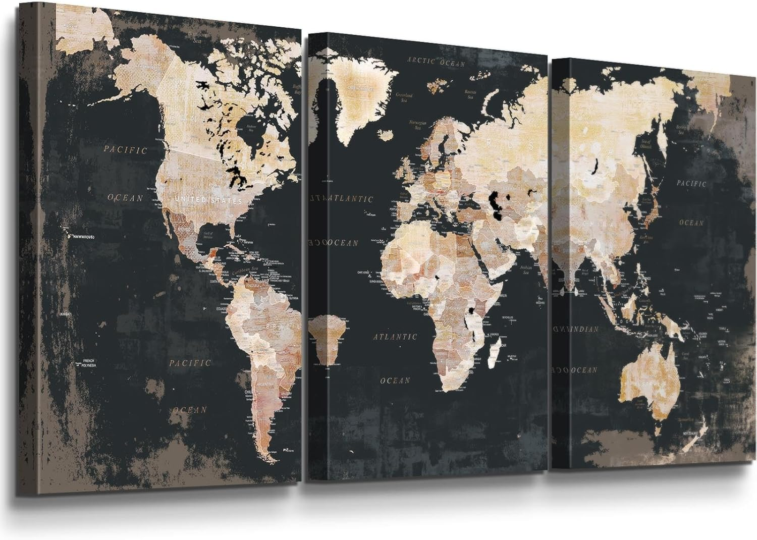 Wall Decor Living Room Home Office Wall Art Framed Blue Home Decor Large Picture House Decorations Dining Room Painting