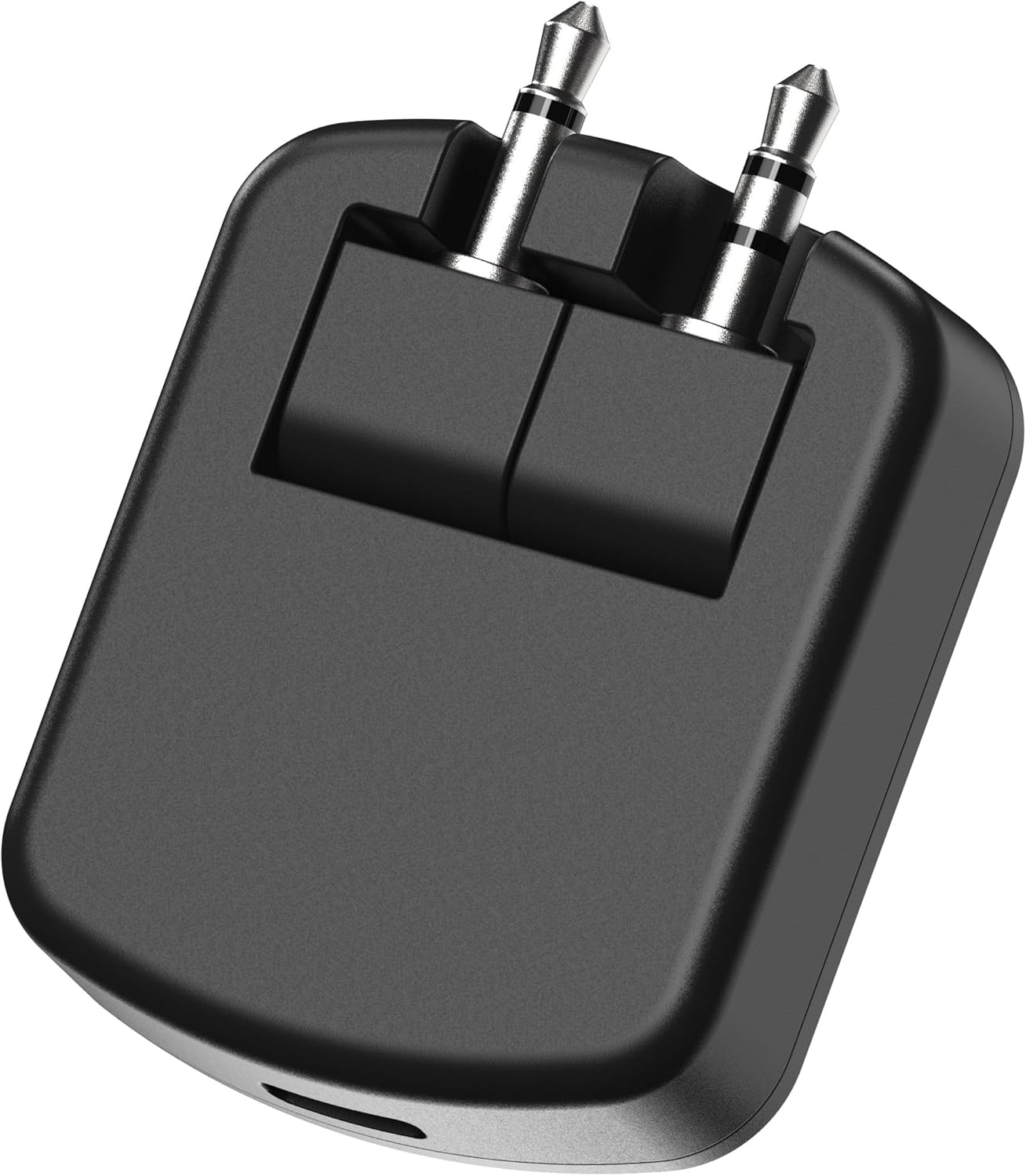 SCOSCHE BTT-SP Flytunes Universal Portable Bluetooth 4.1 Wireless Audio Transmitter for Use with Airpods, Earbuds/Headphones, Tv&rsquo;S and More - Black image number 2