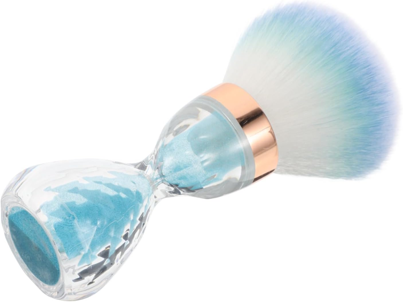 Healeved Nail Art Cleaning Brush Soft Head Dust Collector Brush for Makeup Powder Nail Polish Remover