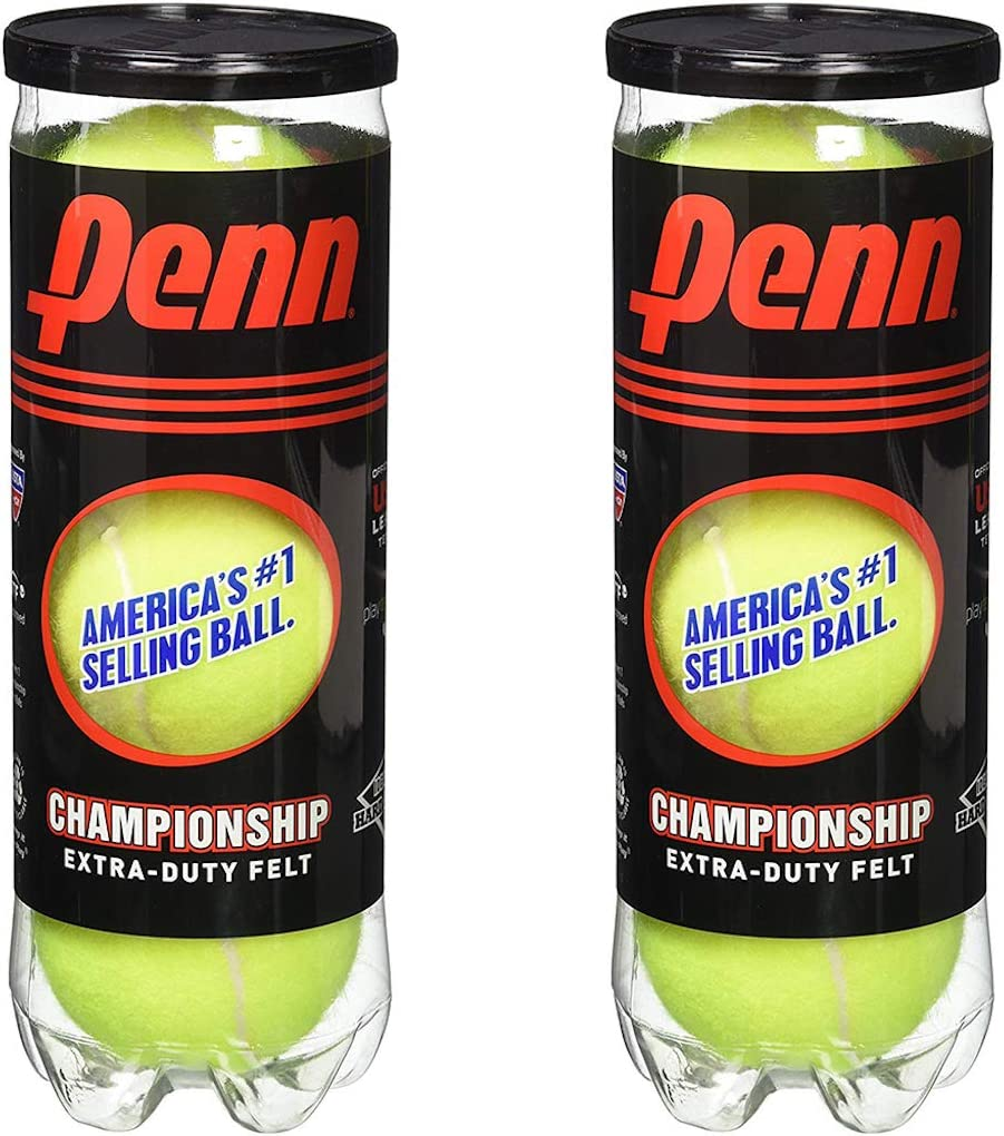 Penn Championship Tennis Balls - Extra Duty Felt Pressurized Tennis Balls - (2 Cans, 6 Balls) image number 3