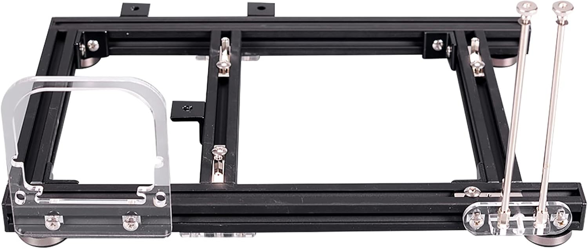 XUMIUZIY ITX Computer Open Air Case, DIY Open Aluminum Alloy Computer PC Case Chassis for ITX, Frame Heat Dissipation Aluminum Bracket