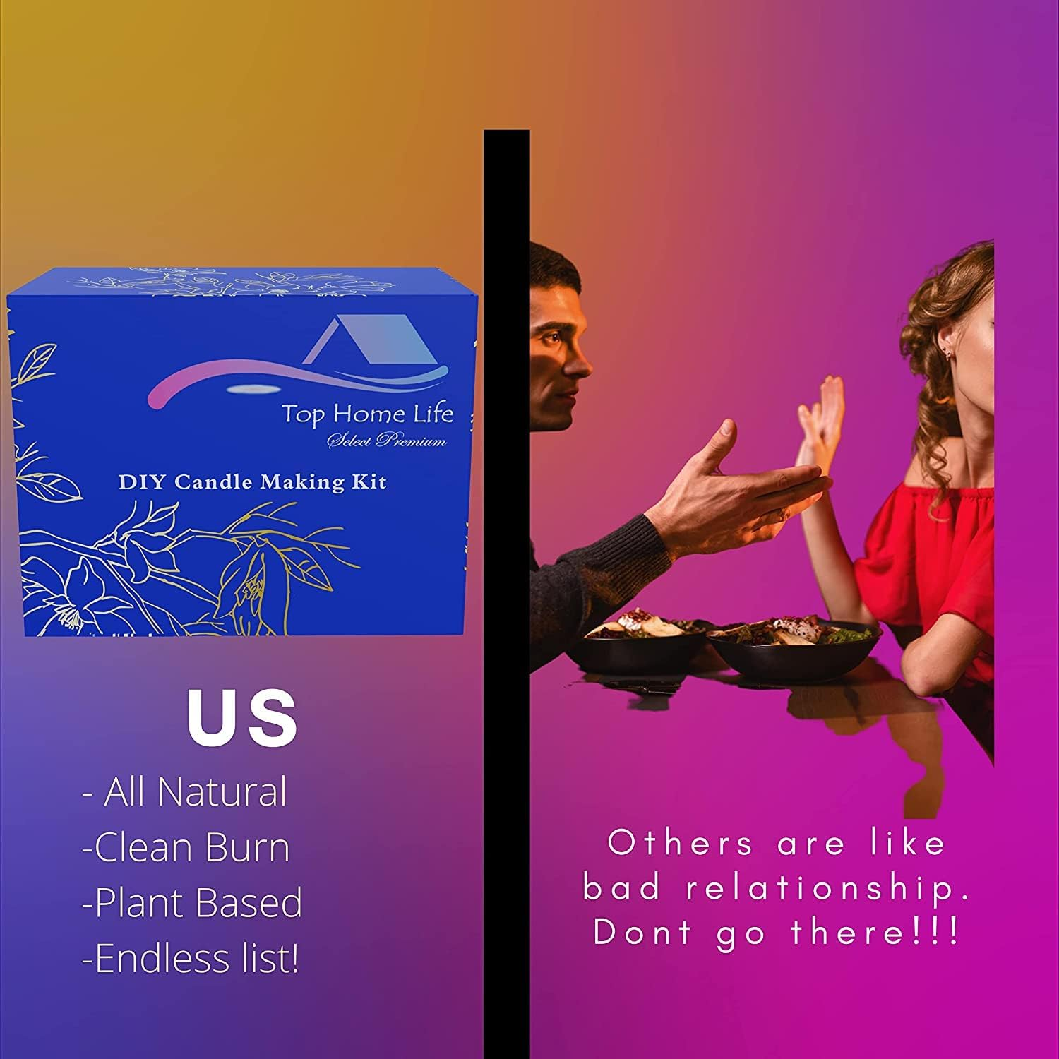 DIY Organicz Scented Candle Making Kit for Beginners to Pro | Luxury 4 Pleasant Scents | Soy Wax Candle Kit | 50 Candle Wicks | 6 Metal Tins | Candle Making Supplies Pouring Pot | Gifts for Women | Home D&eacute;cor Products