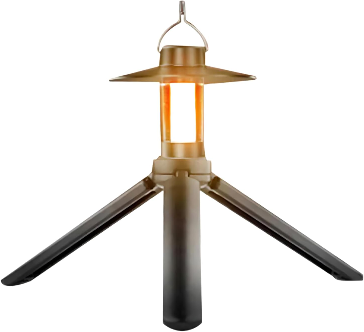 EZONEDEAL Camping Lantern, Outdoor Rechargeable Camping Lamp Lantern with Magnet Lampshade Tripod Fast Charging, Emergency Survival Lightweight Portable Tent Light, Warm Light