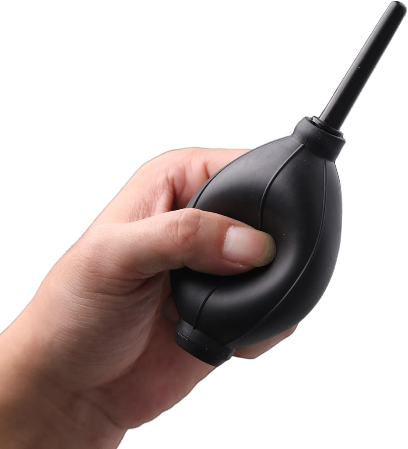 Aiokuo 2Pcs Air Blower Dust Blaster for DSLR, SLR & Digital Camera Lens and Sensor Cleaning &ndash; Rubber Bulb Air Pump Dust Cleaner (Black) image number 4