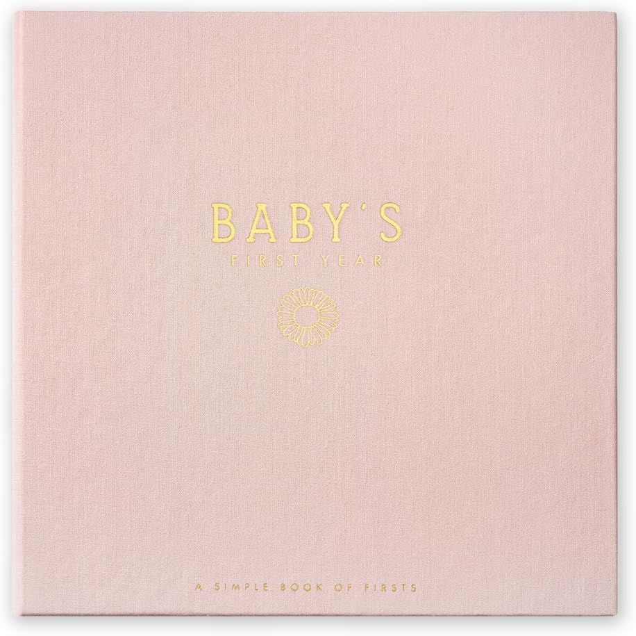 Lucy Darling Baby Memory Book &ndash; Wildflower Meadow | Floral Baby Girl First Year Journal & Photo Album | Luxury Keepsake Book for Milestones & Memories | Elegant Gift image number 2