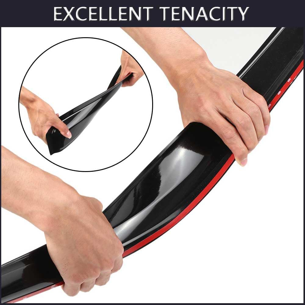 In-Channel Rain Guards for Dodge RAM 2500 3500 2019-2024 Crew Cab, Side Window Deflectors, Window Visors for RAM 2500 3500,For RAM Car Accessories image number 2