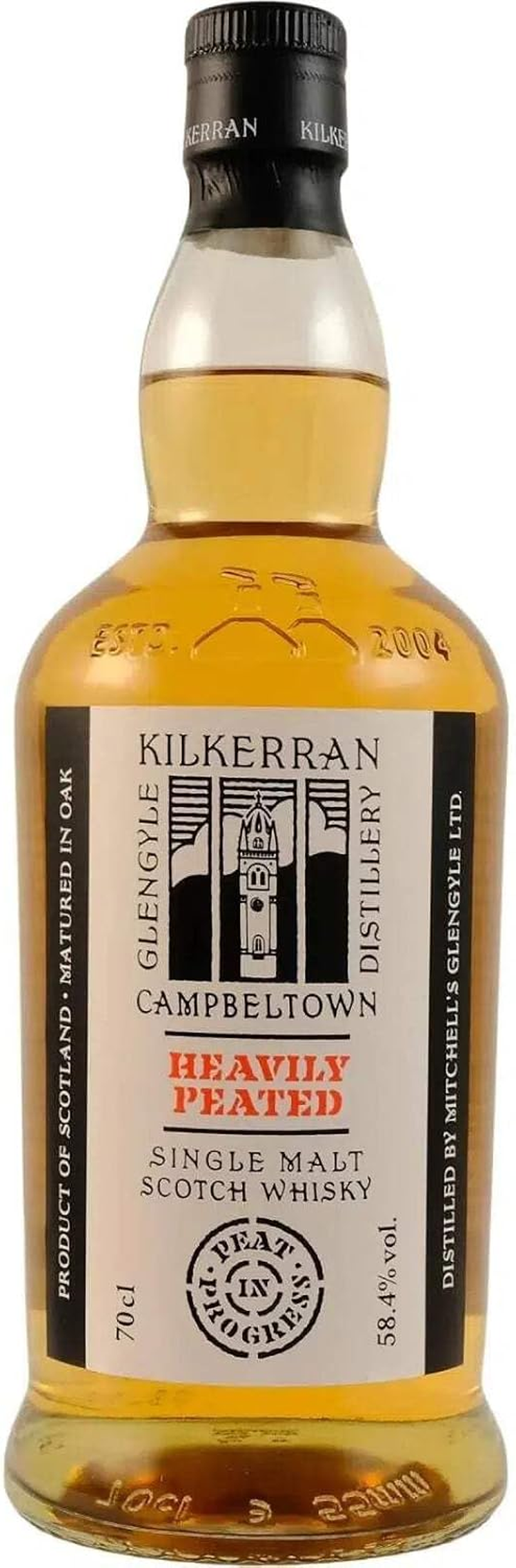 Kilkerran Heavily Peated Batch 8 Single Malt Scotch Whisky 700Ml