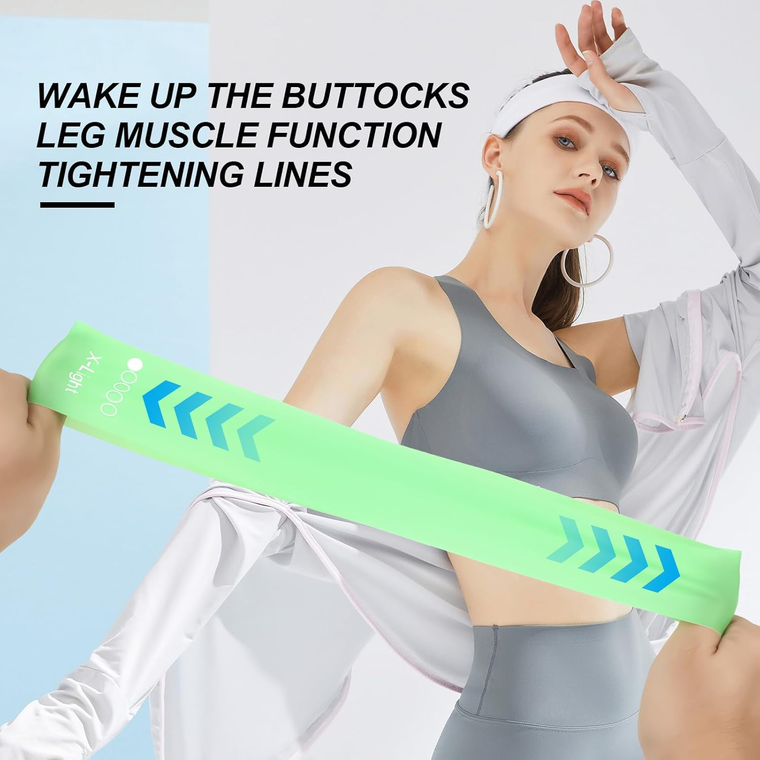 Elastic Bands for Bodybuilding &ndash; Elastic Bands &ndash; Fitness Bands &ndash; Includes Training Guide in English and Carry Bag &ndash; Ideal for Muscle Exercises and Yoga image number 1