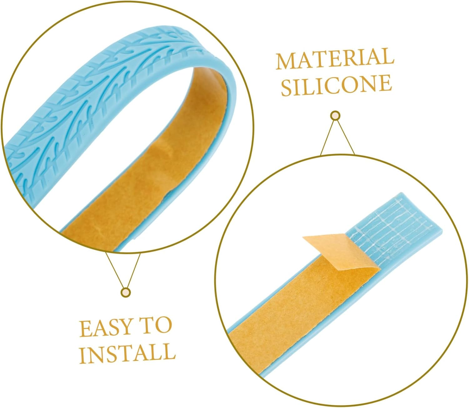 TEMPNAP 4Pcs Blue Silicone Suitcase Wheel Covers with Sports Car Design Noise-Reducing Travel Luggage Wheel Protectors Lightweight Anti-Scratch Covers for Carry Luggage image number 6