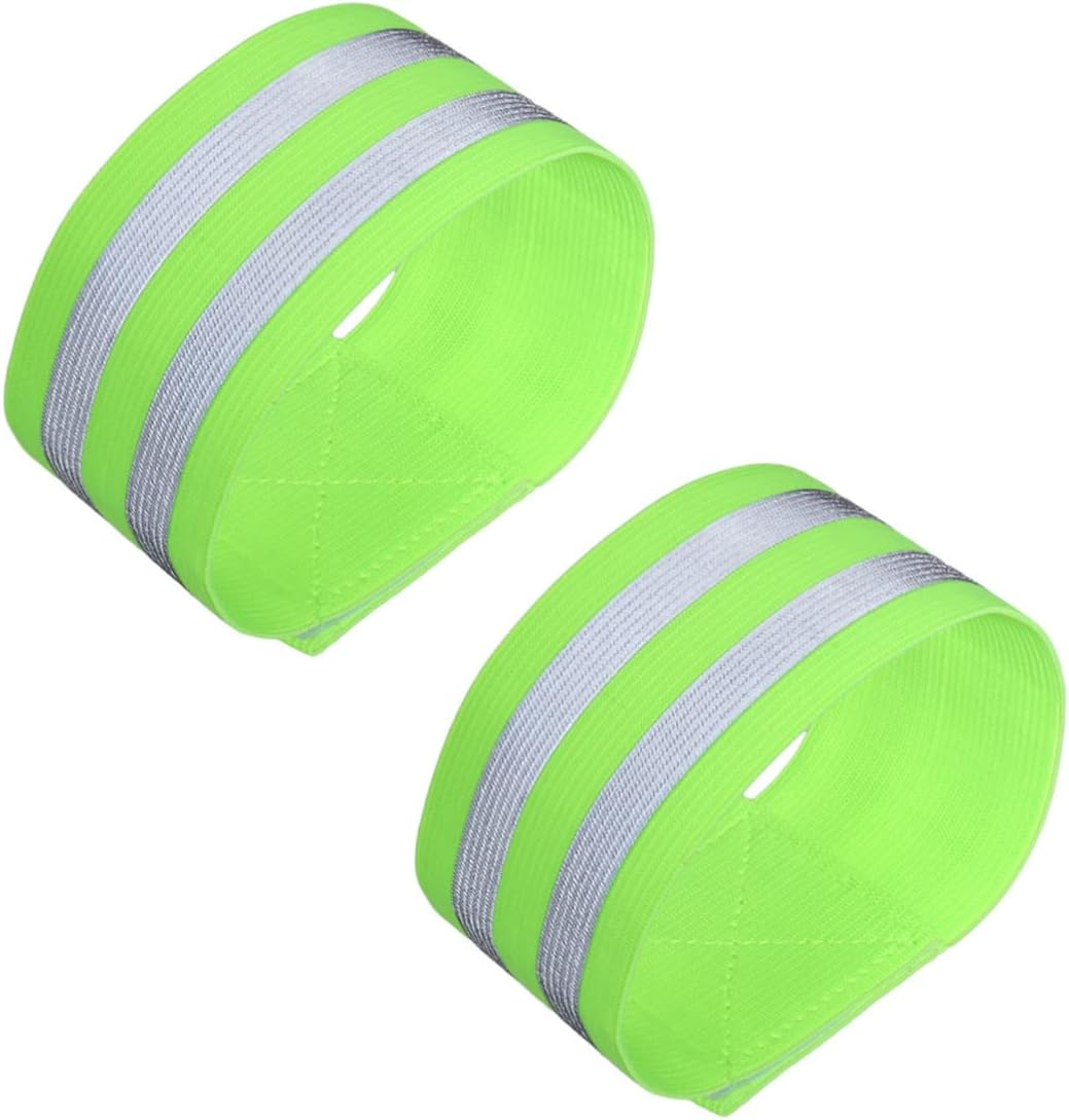 Parliky Reflective Running Gear Armband Elastic Band High Visibility Safety Strap for Men Women Night Running Cycling Walking