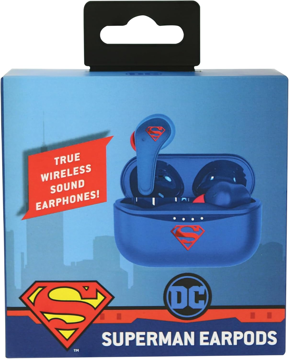 OTL Comics Superman TWS Wireless Earpods image number 1