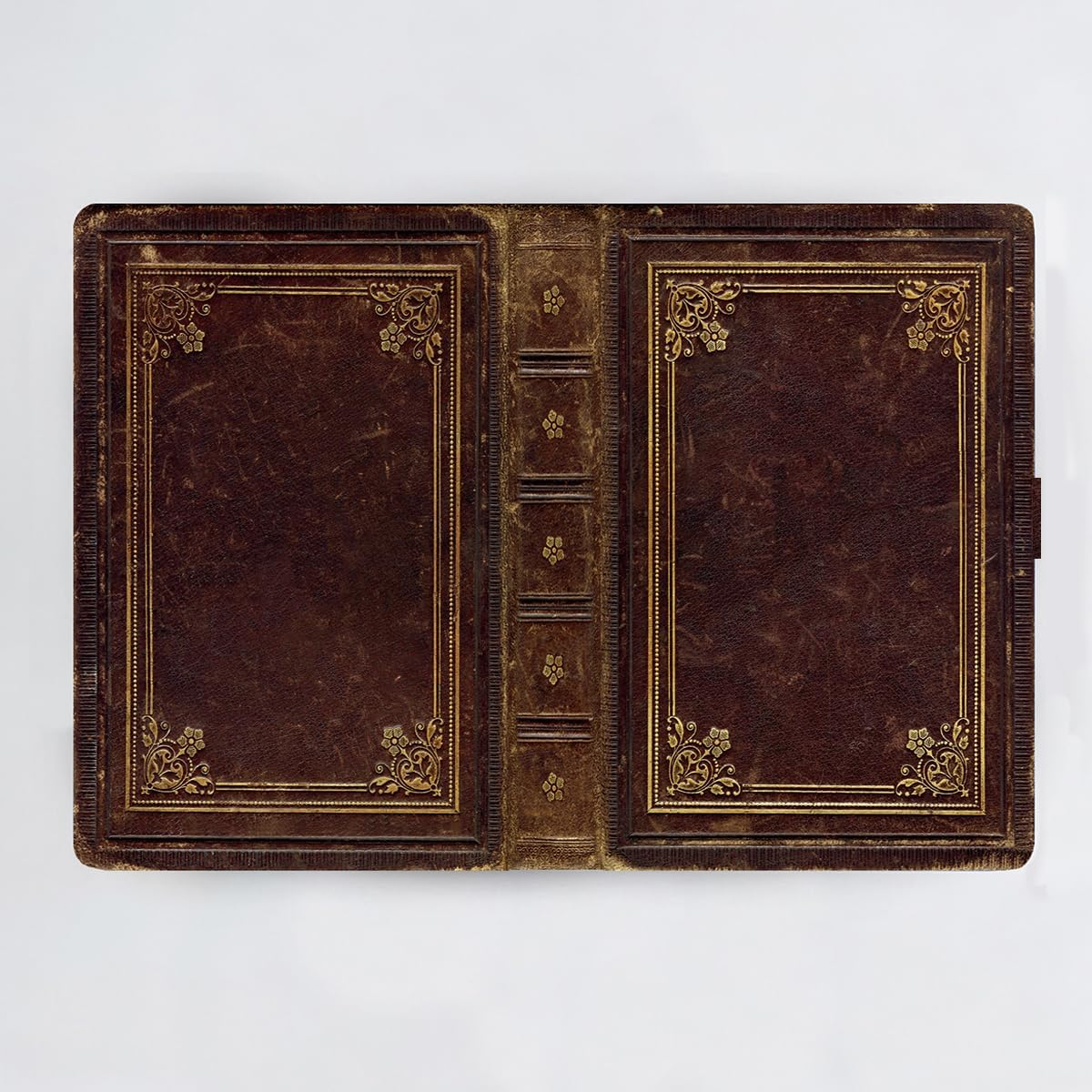 Book Cover for Any Ereader up to 7.5 to 5.1 Inches in Size. Fits Any E-Book Reader Including Kobo, Nook, Kindle, Paperwhite, Colorsoft, Sony, Storytel and More. (Old Brown)