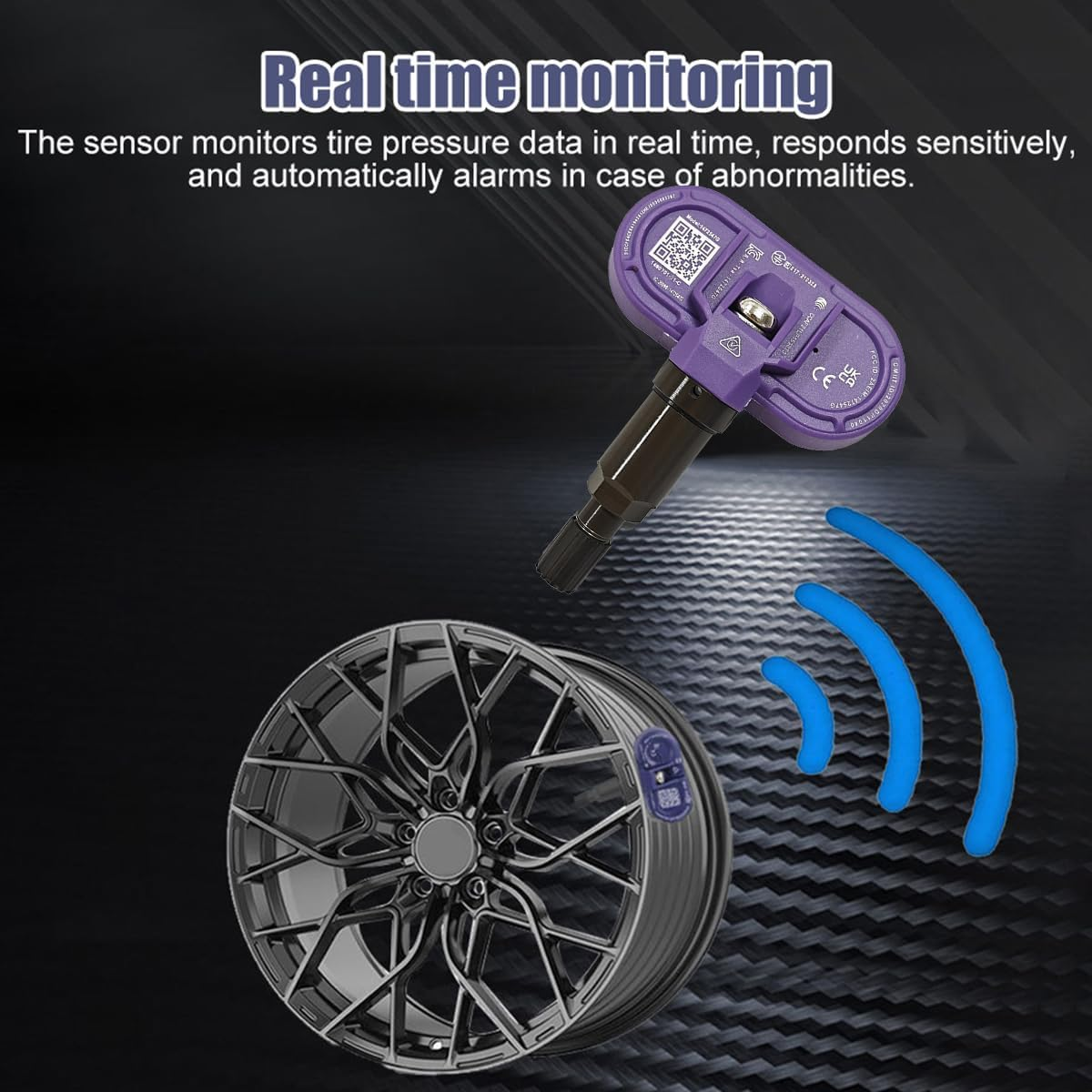 B-Qtech Tesla Bluetooth TPMS Sensor Tire Pressure Monitoring System Sensor Compatible with Tesla Model 3, Model Y, Model S, Model X 2021 2022 2023 image number 4