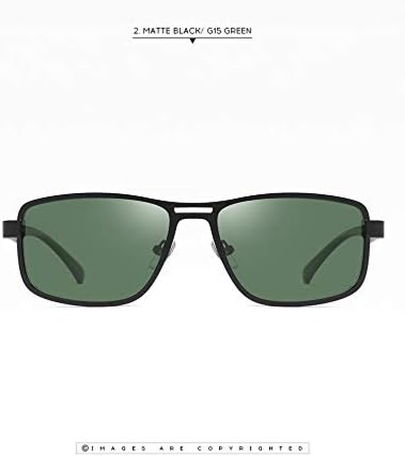 Men Polarized Sunglasses UV400 Protection Lightweight Flexible Frame HD Vision Anti-Glare Driving Shades Comfortable Nose Pads Casual & Outdoor Sports Eyewear image number 4