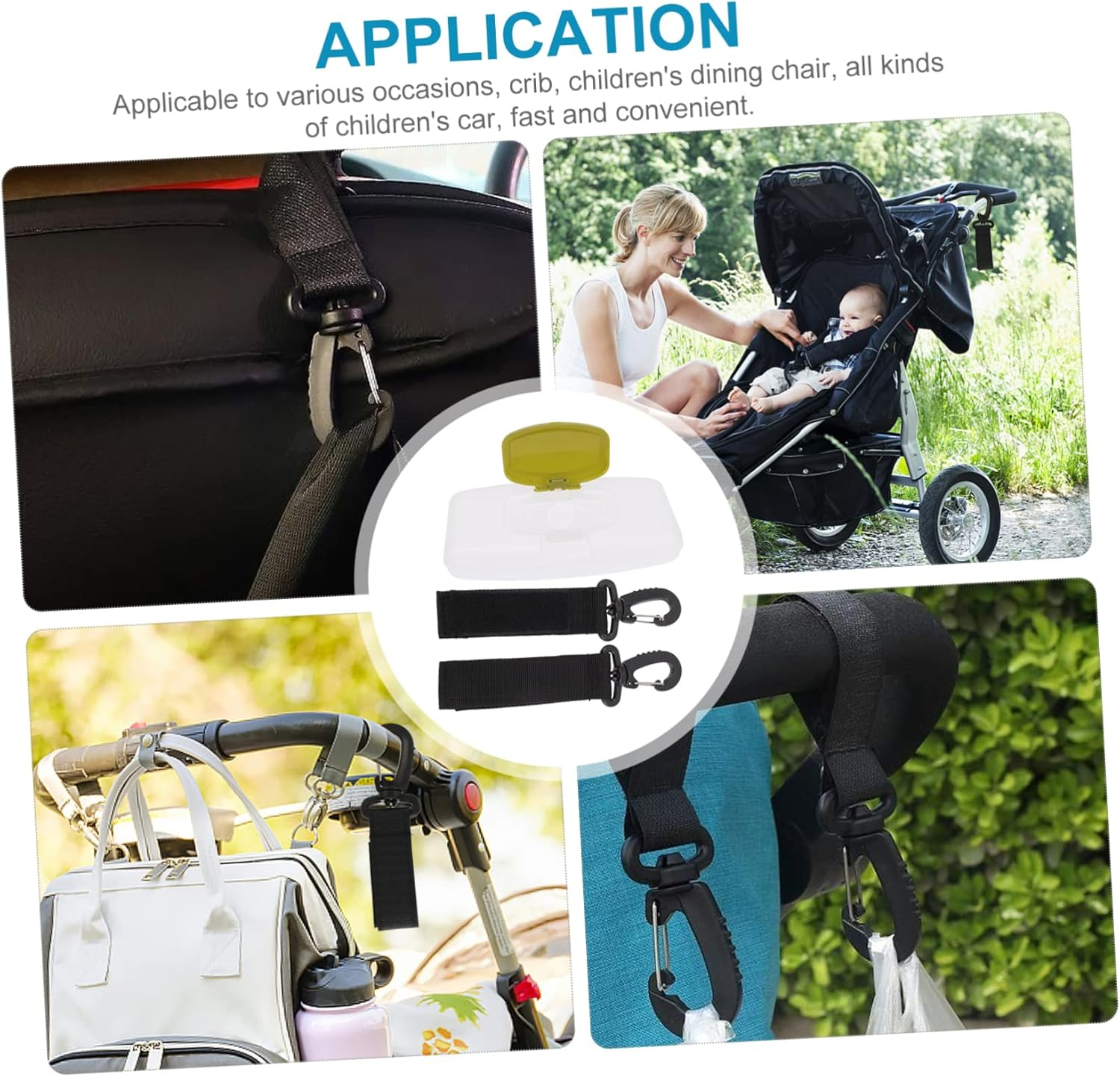 Ibasenice 1 Set Baby Dispenser Outdoor Baby Wipes Holder Wet Tissue Box image number 5