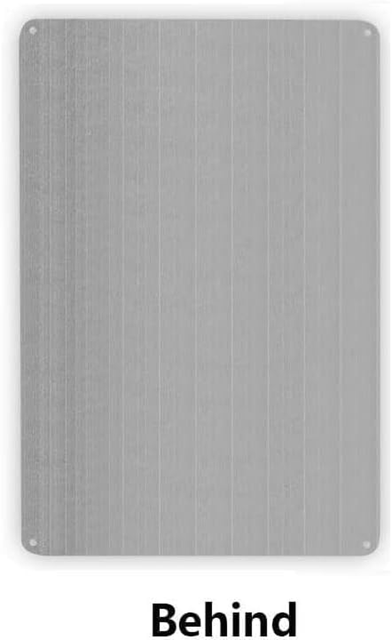 'Beware of Dogs' Aluminum Metal Sign - 8"X12", Funny Dog Warning with Gun Refuses Medications image number 3