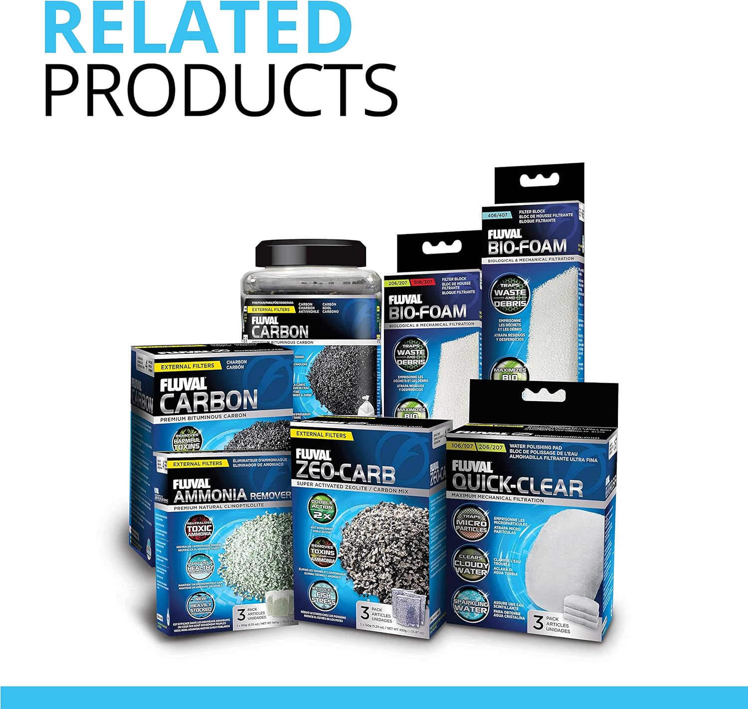 Fluval 307/407 and 306/406 Phosphate Remover Pad, 0.101999999999999 Kg image number 2