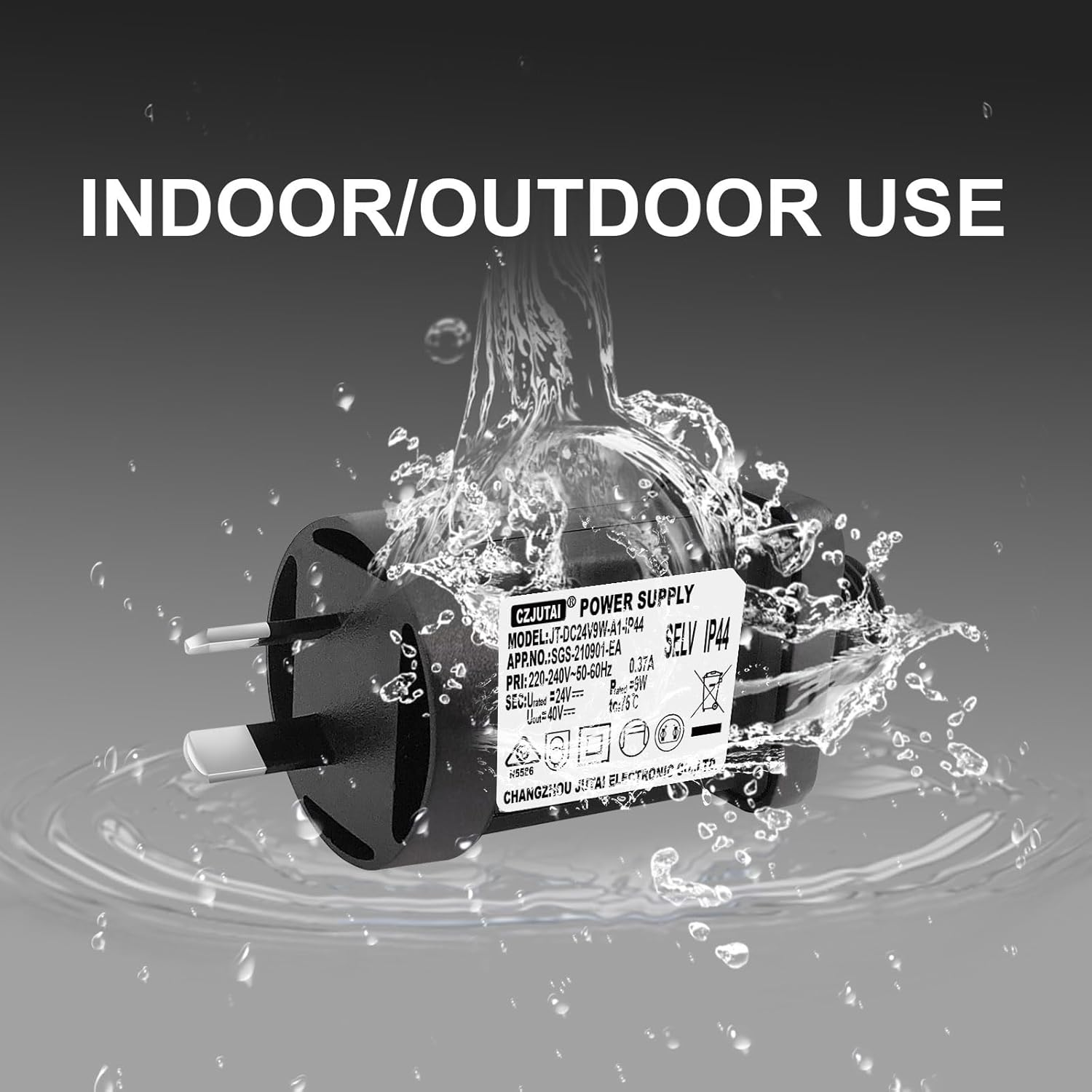 Premieradapter Power Supply for CZJUTAI JT-DC24V9W /6W /4.5W /3.6W-IP44 Christmas Lighting [A490] image number 2