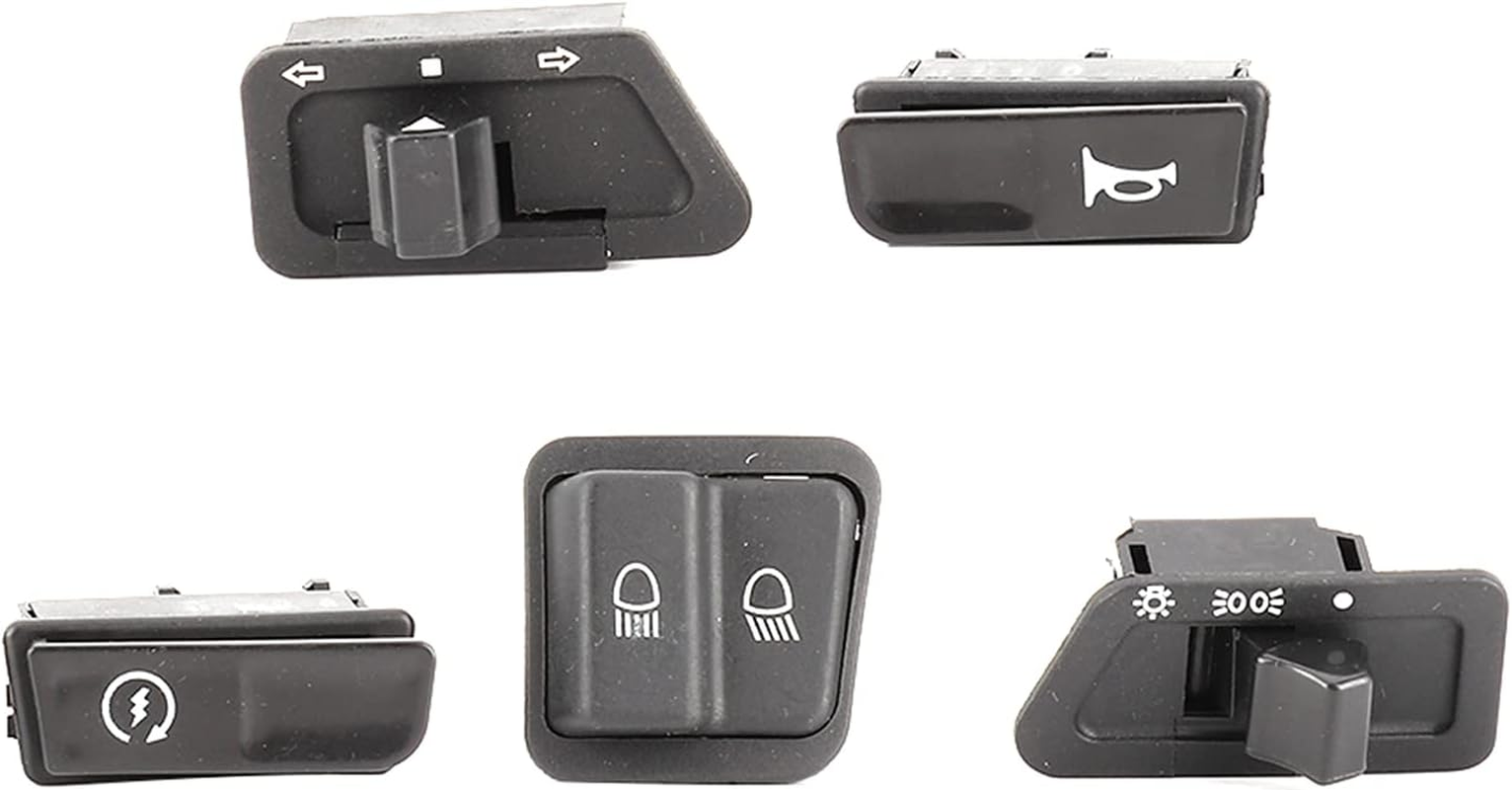 Motorbike Headlamp Button, Horn, Turn Signals, for GY6 125CC Button Set, with High/Low Beam image number 6