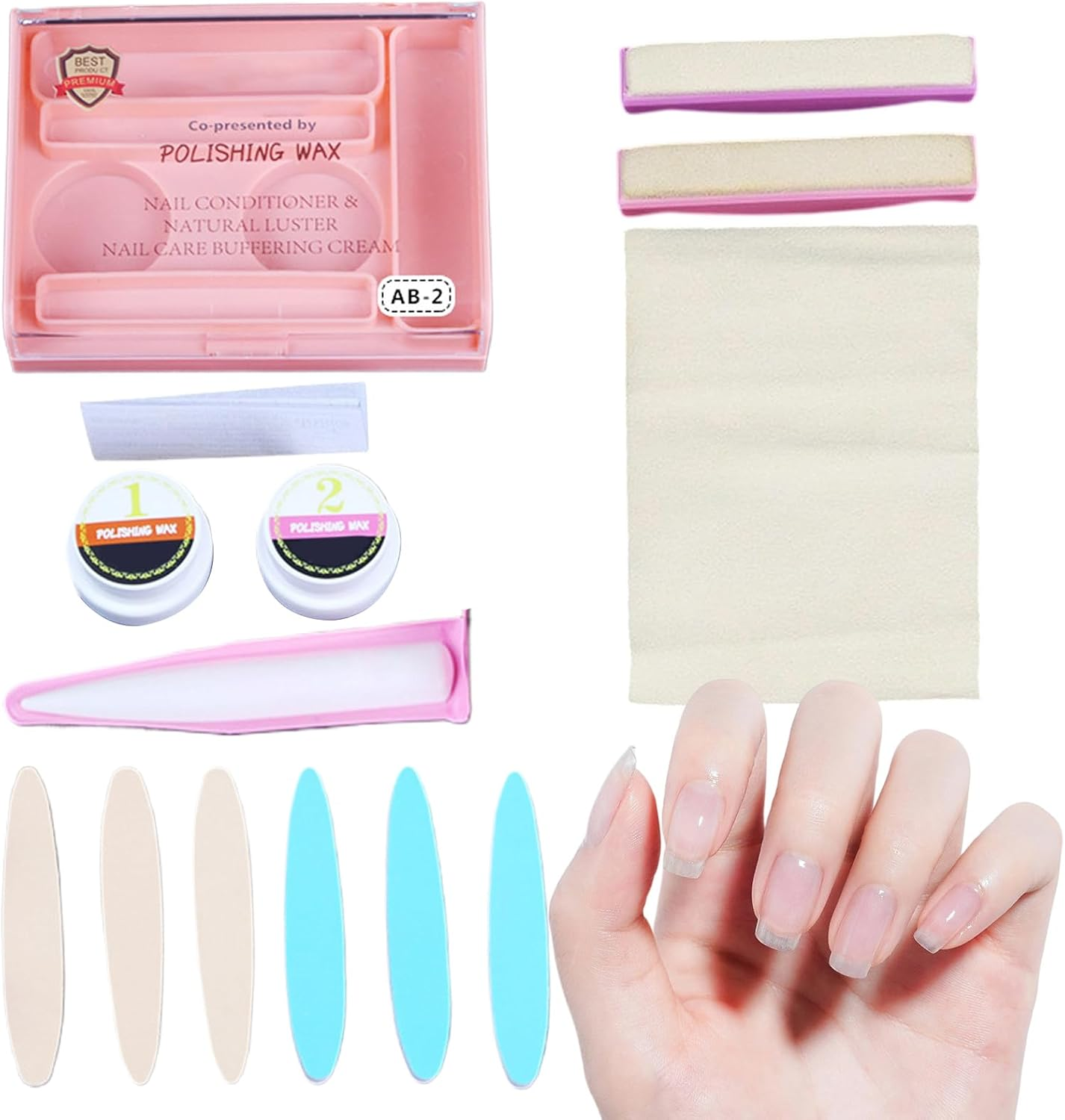 Manicure Kit,Manicure Strengthener Set | Strengthener Professional Versatile Tools for Girls Women Home Adults Travel Beauty Fashion Restore image number 4