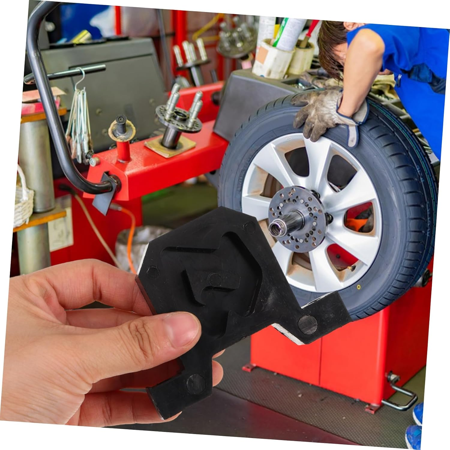 WEKADRIN Reliable Foot Valve Control Switch Lever for Tire Changer Robust Slide Follower Handsfree Operation for Automotive and Truck Tire Repair Tools