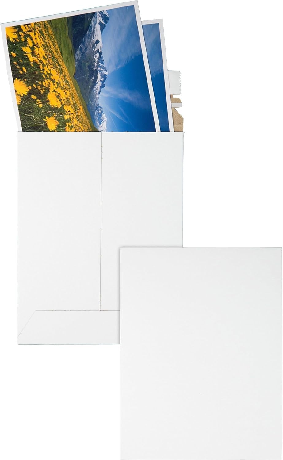 Quality Park 6 X 8 Photo Document Mailers, Redi-Strip Self Seal Closure, Rigid Stay Flat Mailer, White Recycled Fiberboard, 25 per Box (QUA64007) image number 2