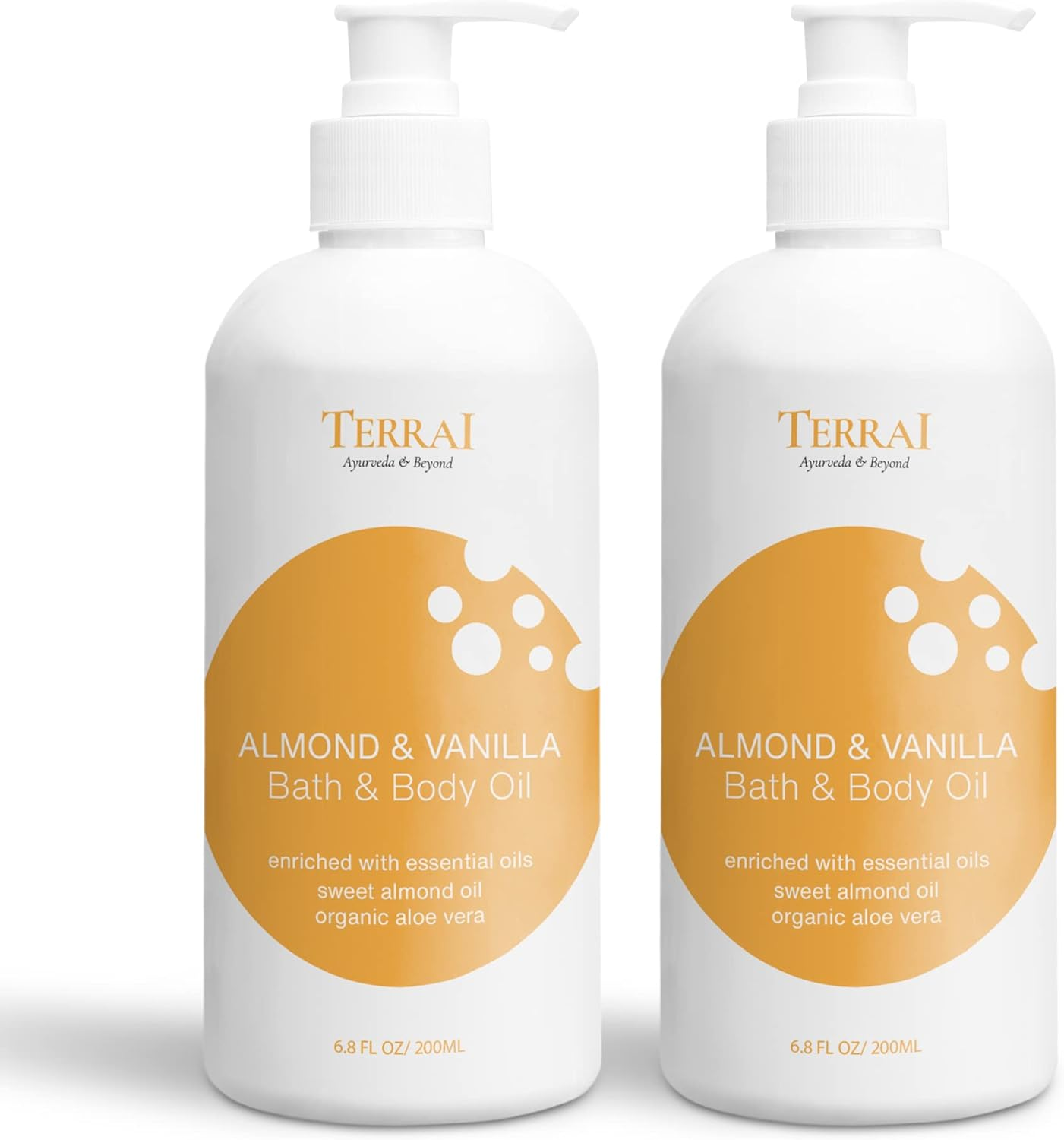 Terrai after Bath and Body Massage Oil | Luxury Oil | for Glowing and Healthy Skin | Pack of 2 (300Ml Each)