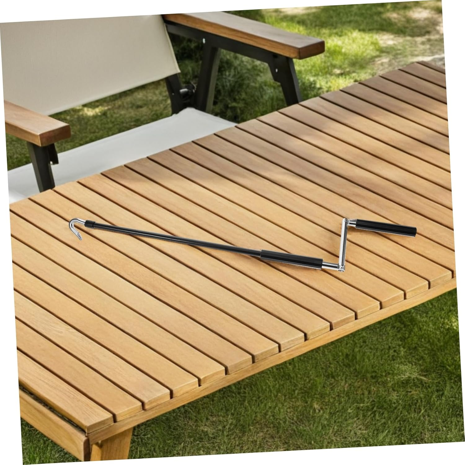 ROMISBABA Outdoor Awning Crank Handle Replacement Tool Manual Wand for Shade Canopy Portable Awning Retraction Crank Handle Canopy Opener Tool image number 3