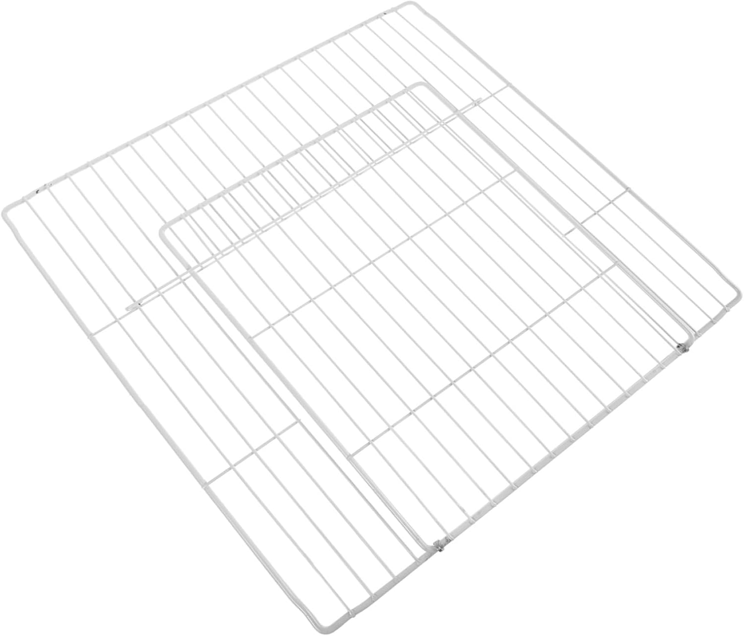 Yardwe Dense Mesh Cat Cage Replacement Door Panel Inwardfolding Iron Metal Screen for Indoor Pet Playpens Crates Enclosures Villa Accessory image number 4