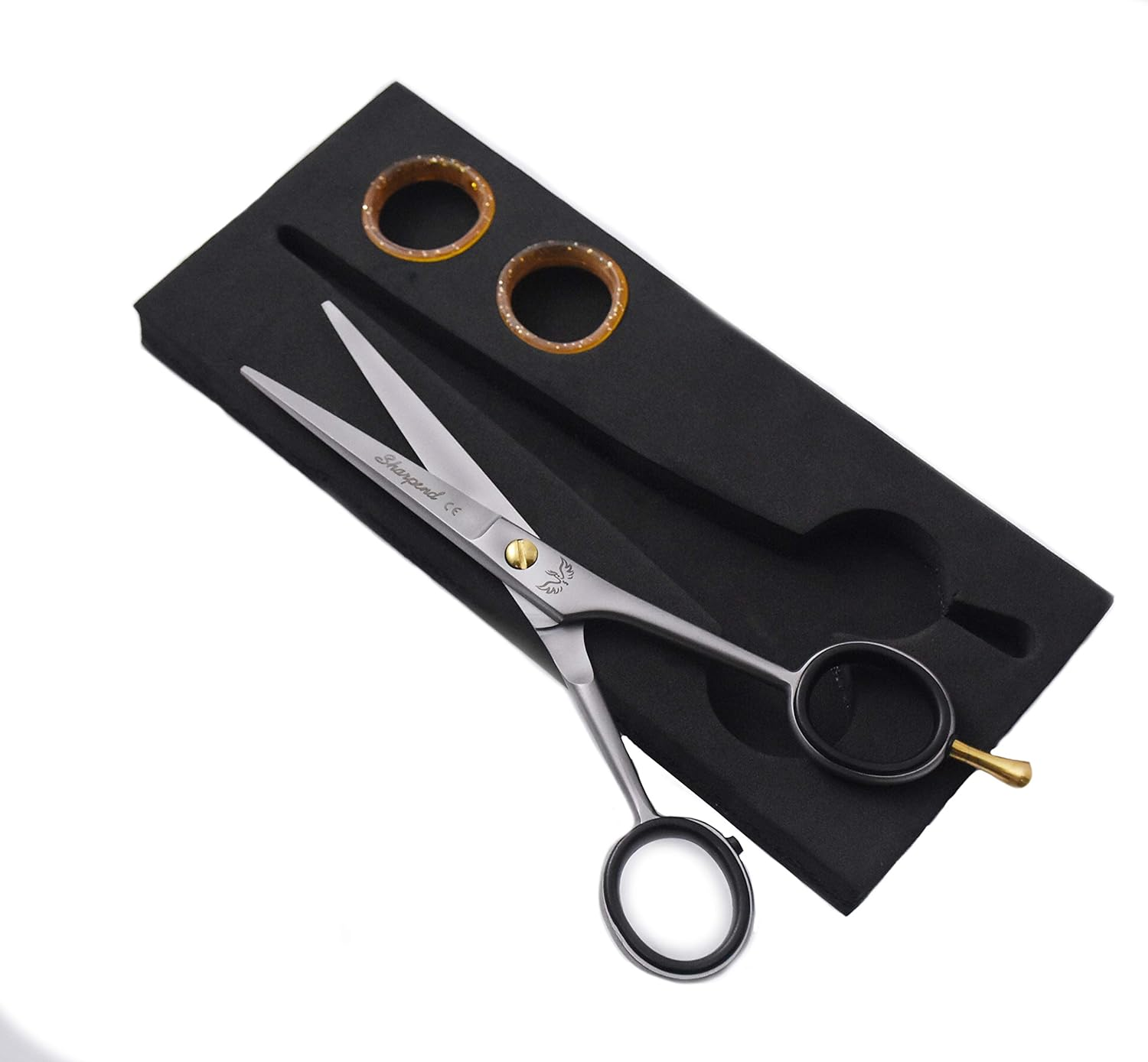 Hair Cutting Scissors Professional 6'' Hairdressing Shears, Thinning Scissors, Japanese Stainless Steel Razor Sharp Scissors for Barber & Salon Kit for Men & Women image number 4