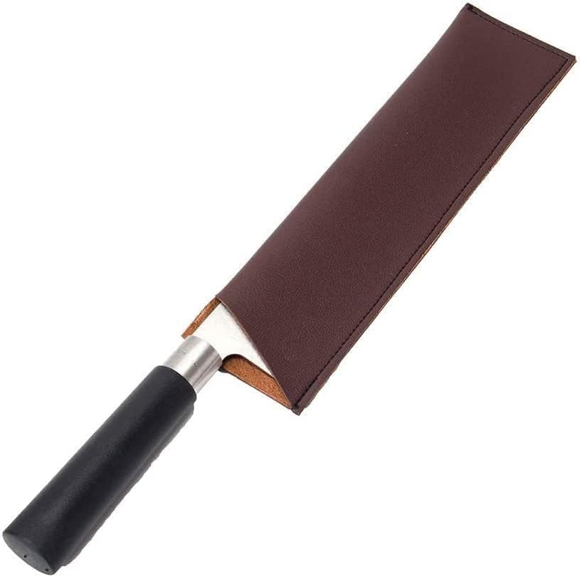 Leather Knife Sheath, 6 Pcs Knife Edge Guards, Knife Guard, Knife Sheath Cover Sleeves, Blade Cover Protector, Waterproof Knife Protectors, Heavy Duty Universal Knife Edge Guard image number 5