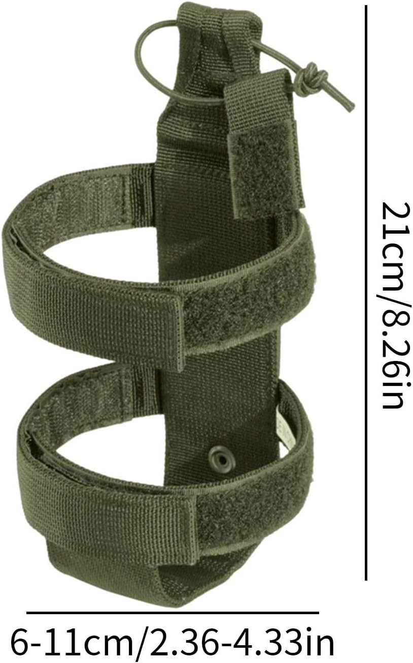 Water Bottle Holder Bag - Adjustable Portable Water Bottle Carrier Bag with Hook and Loop,Insulated Bottle Sling Holder Case Pouch for Stainless Steel, Sport and Energy Drinks Pochy