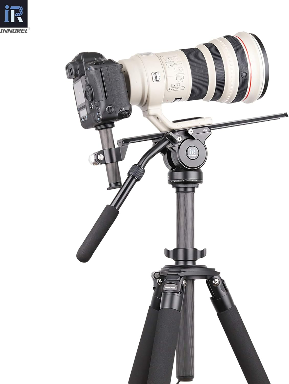 Tripod Center Column-Innorel ER40C, 10 Layers Carbon Fiber 1.8In/40Mm Tube Mid-Column Professional Extension Rod Only Suit Heavy Duty Tripod of LT364C for Digital DSLR Camcorder Camera Shooting image number 3