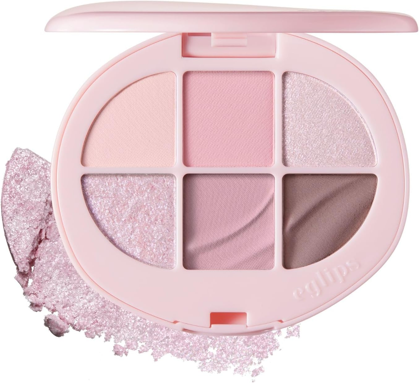 EGLIPS Soft Eye Palette - All-In-1 Multi-Use Eyeshadow Palette Smooth Matte Texture & Shimmer & Glitter Blendable Shades Lightweight Buildable Korean Makeup K-Beauty (04 SUN-KISSED)