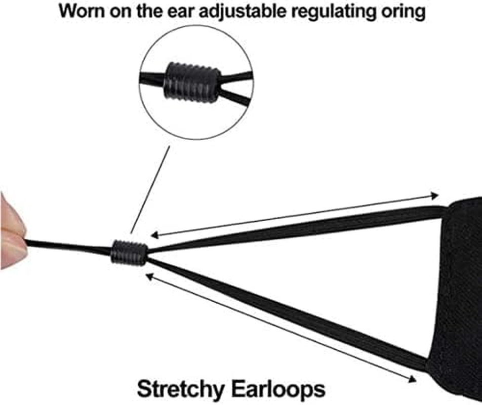 Dust Mask, Amazer Tec Activated Carbon Dustproof Mask, 2 Pcs Cotton Mask with 4 Extra Carbon Filters image number 4