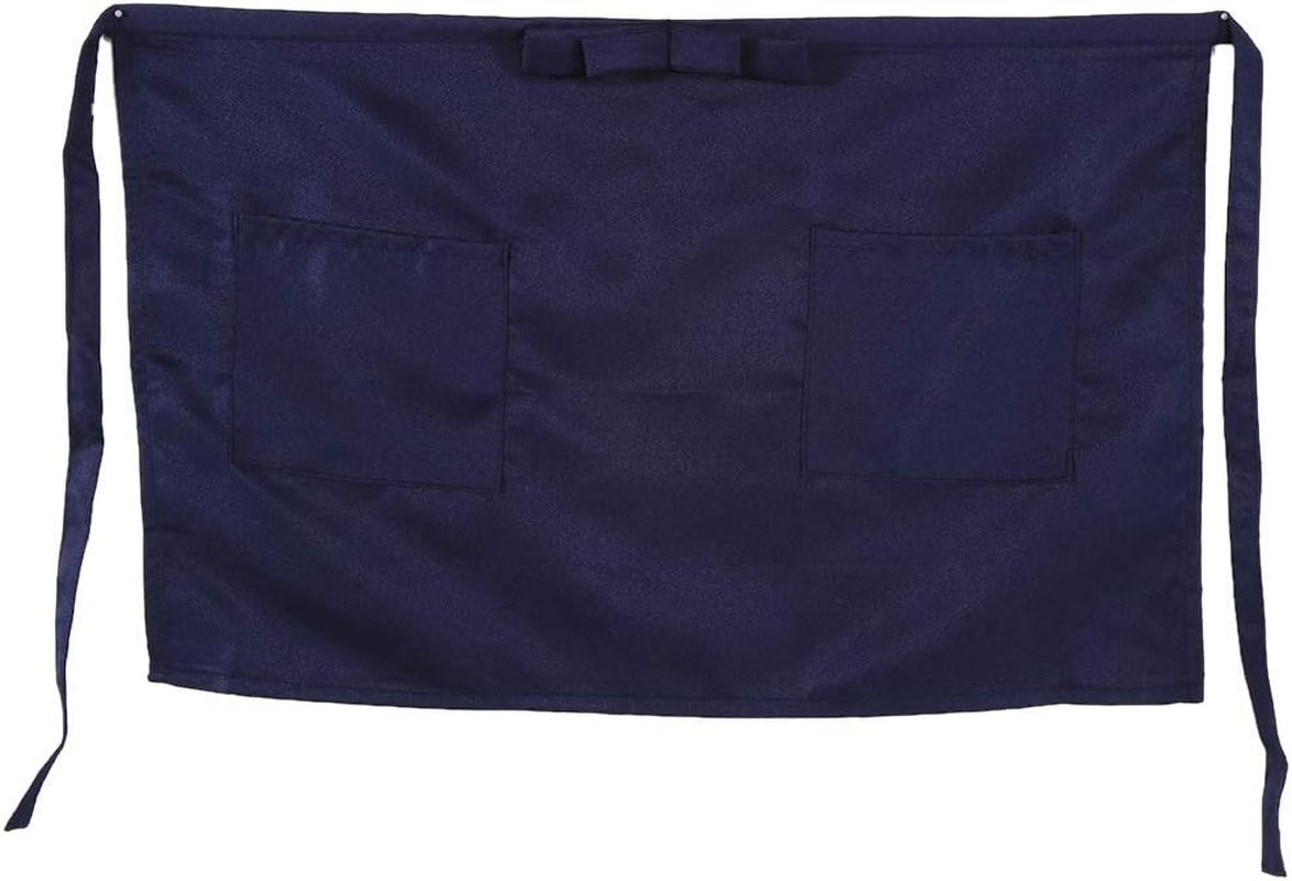 Joyzan Kitchen Aprons, with Pocket Waist Apron Bowknot Design Reinforced Seams Unisex Half Aprons for Kitchen Crafting