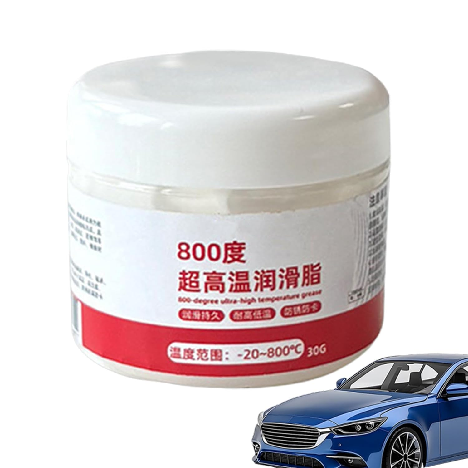 High Temp Grease,Anti-Rust Lubricant | Anti-Seize Grease for Motorcycle, Tractor, Automotive, Lawn, Marine, Trailer, Industrial, RV image number 5