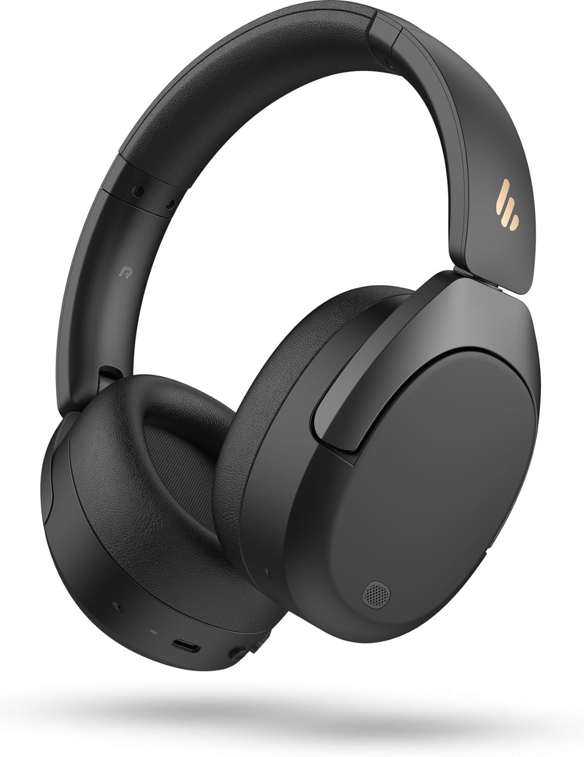 Edifier W830NB Active Noise Cancelling Headphones Bluetooth 5.4, Wired & Wireless Headphone with 6 ANC Modes, LDAC Hi-Res Wireless Audio, 94H Playtime, Custom EQ via App, 267G Light for Travel, Black