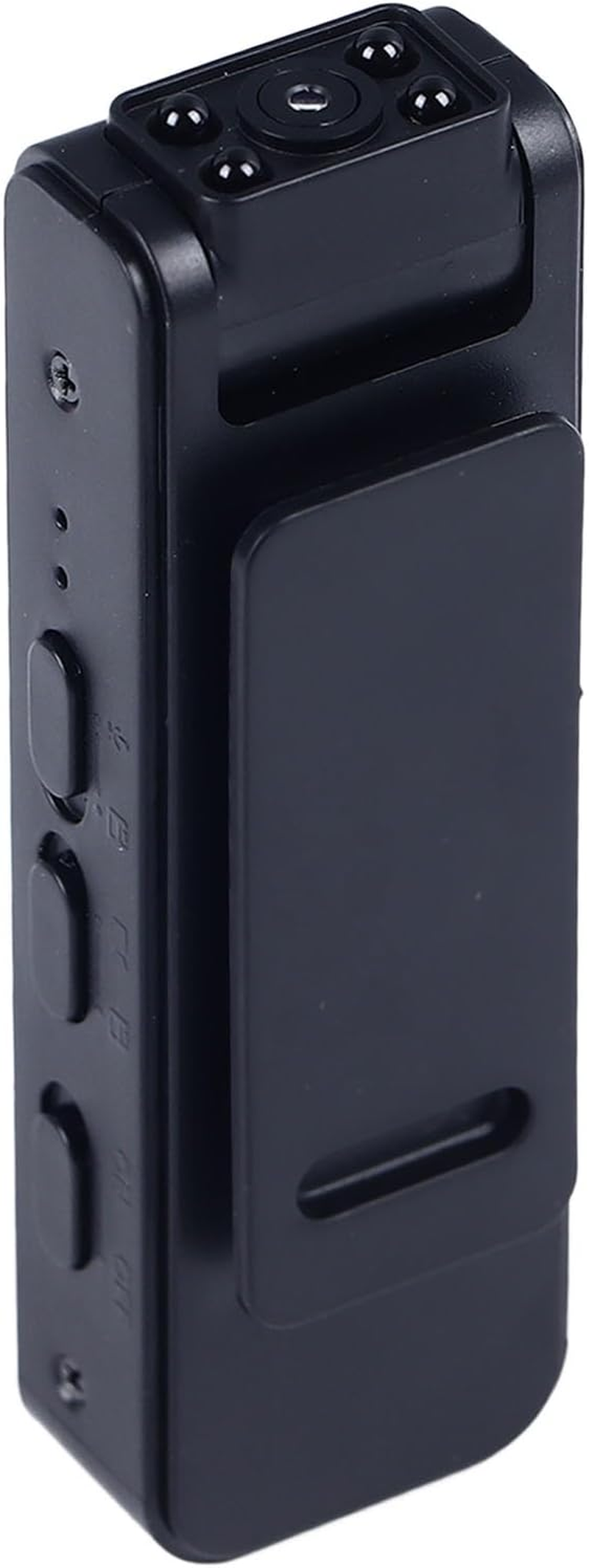 Mini Body Camera, 1080P HD Night Vision Wearable Camcorder, Wifi Nanny Small Cam with 90&deg; Rotatable Lens, Back Clip, Built in 4 Infrared Lights, for Law Enforcement Sports image number 1