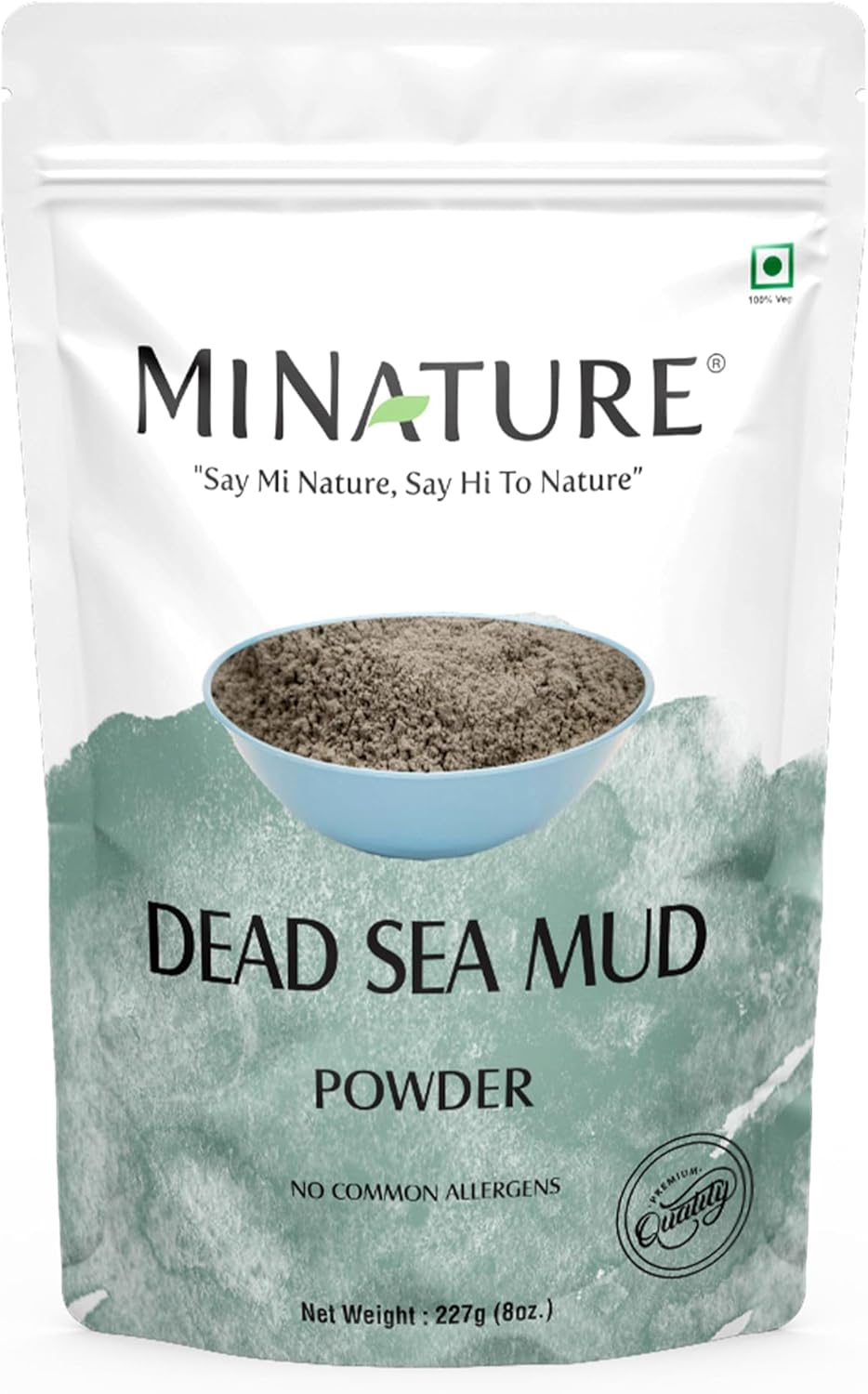 Dead Sea Mud Powder by Mi Nature | 227G(8 Oz)(0.5 Lb) | 100% Only Dead Sea Mud Powder | Skin Care | Facial Mask image number 1