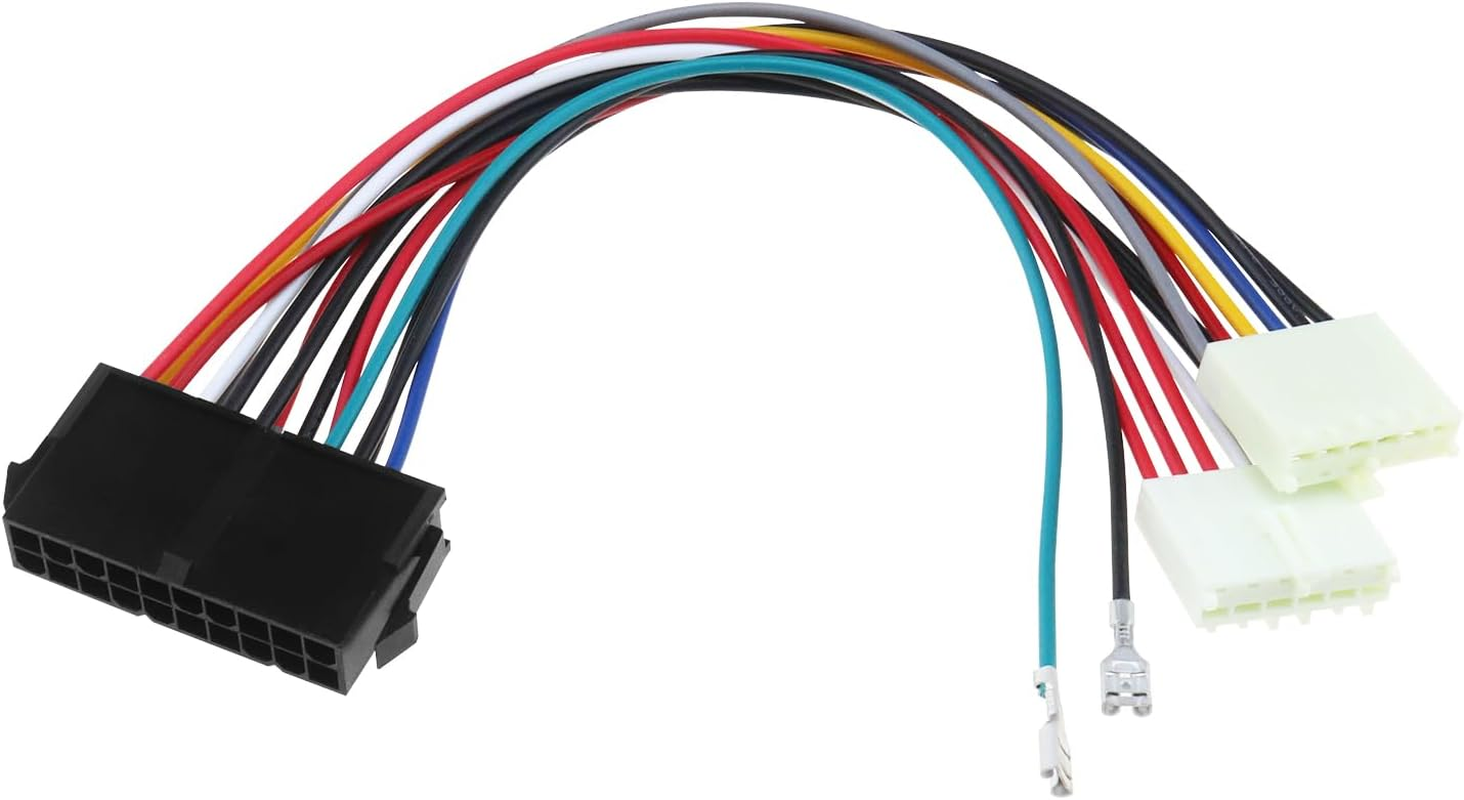 Be in Your Mind ATX to at Power Adapter 20Pin ATX to 2 Port 6Pin Converter Power Cord 20Cm 18AWG Converter Adapter Cable Suitable for 286 386 486 586 Computers image number 2