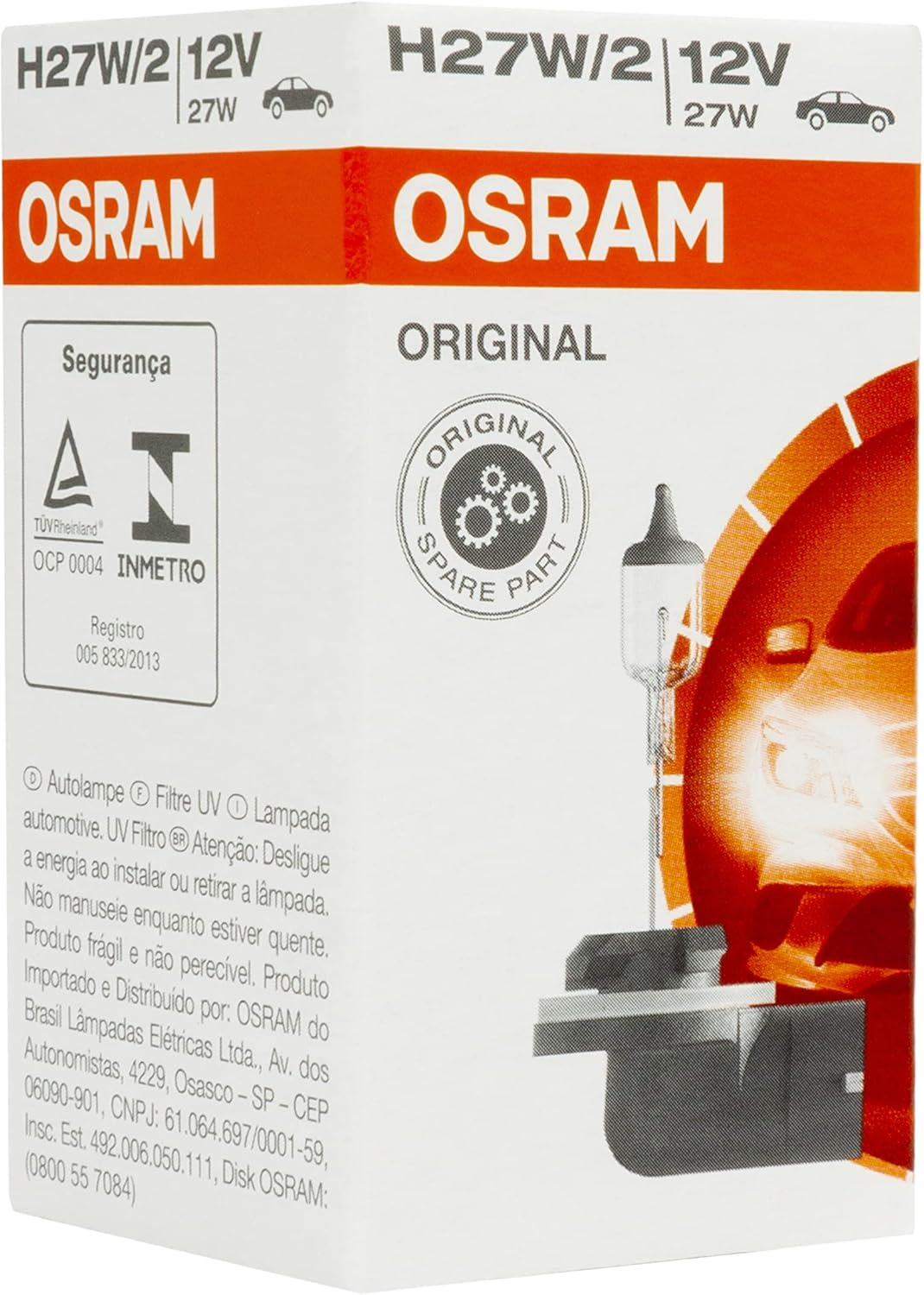 Osram 12 V H27/2 Halogen Globe Headlight Lamp image number 3