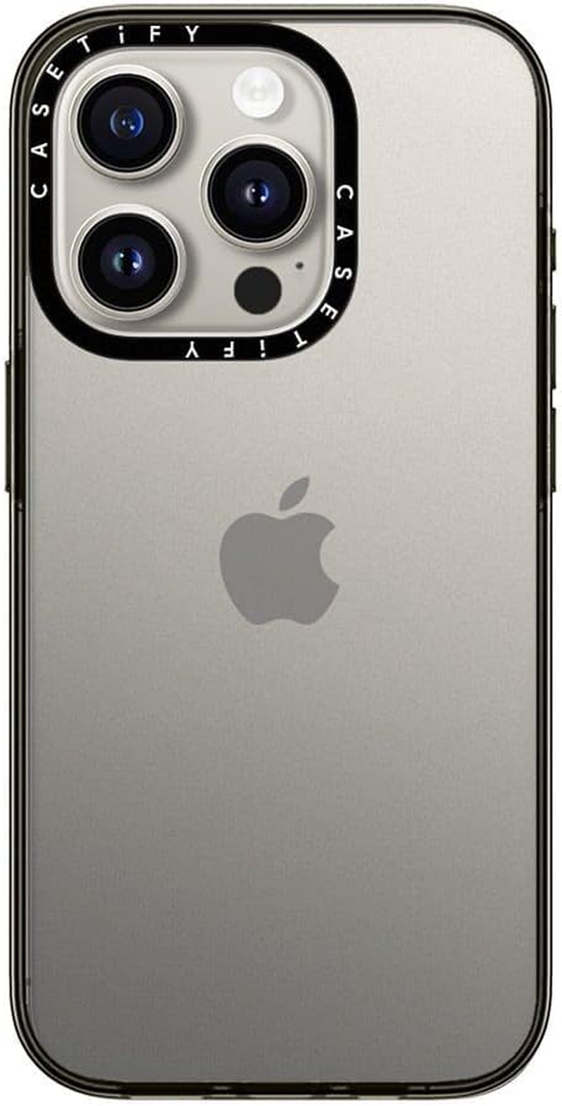 Casetify Compact Iphone 16 Pro Max Case [Lightweight / 4 Ft. 2X Military Grade Drop Protection/Slim] - Clear Black