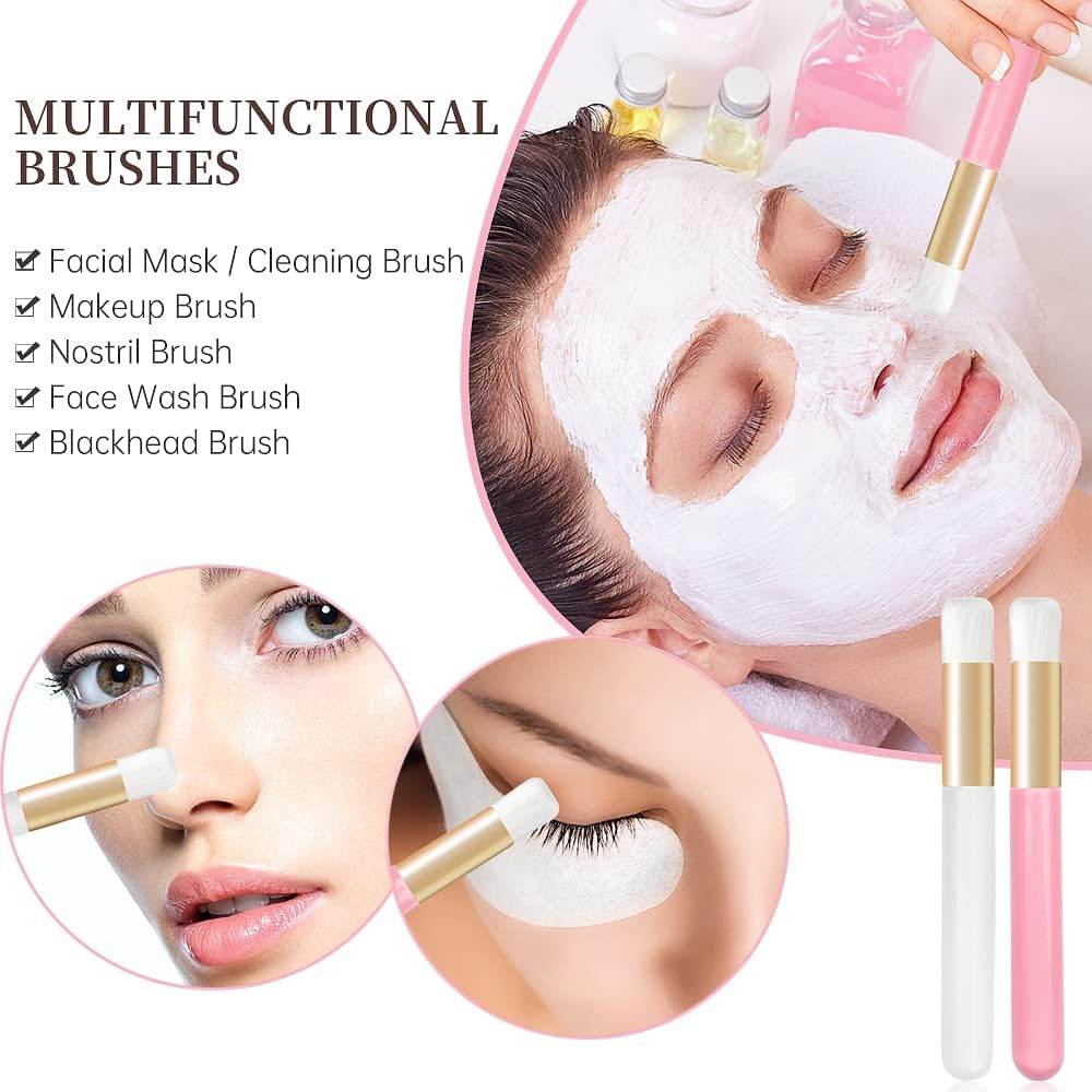 1Pcs 250 ML Plastic Satety Lash Cleaning Tatoo Wash Bottles 2PCS Nose Blackhead Facial Cleaning Shampoobrush for Eyelash Extension Supplies (White Bottle+Cleaning Brush) image number 5