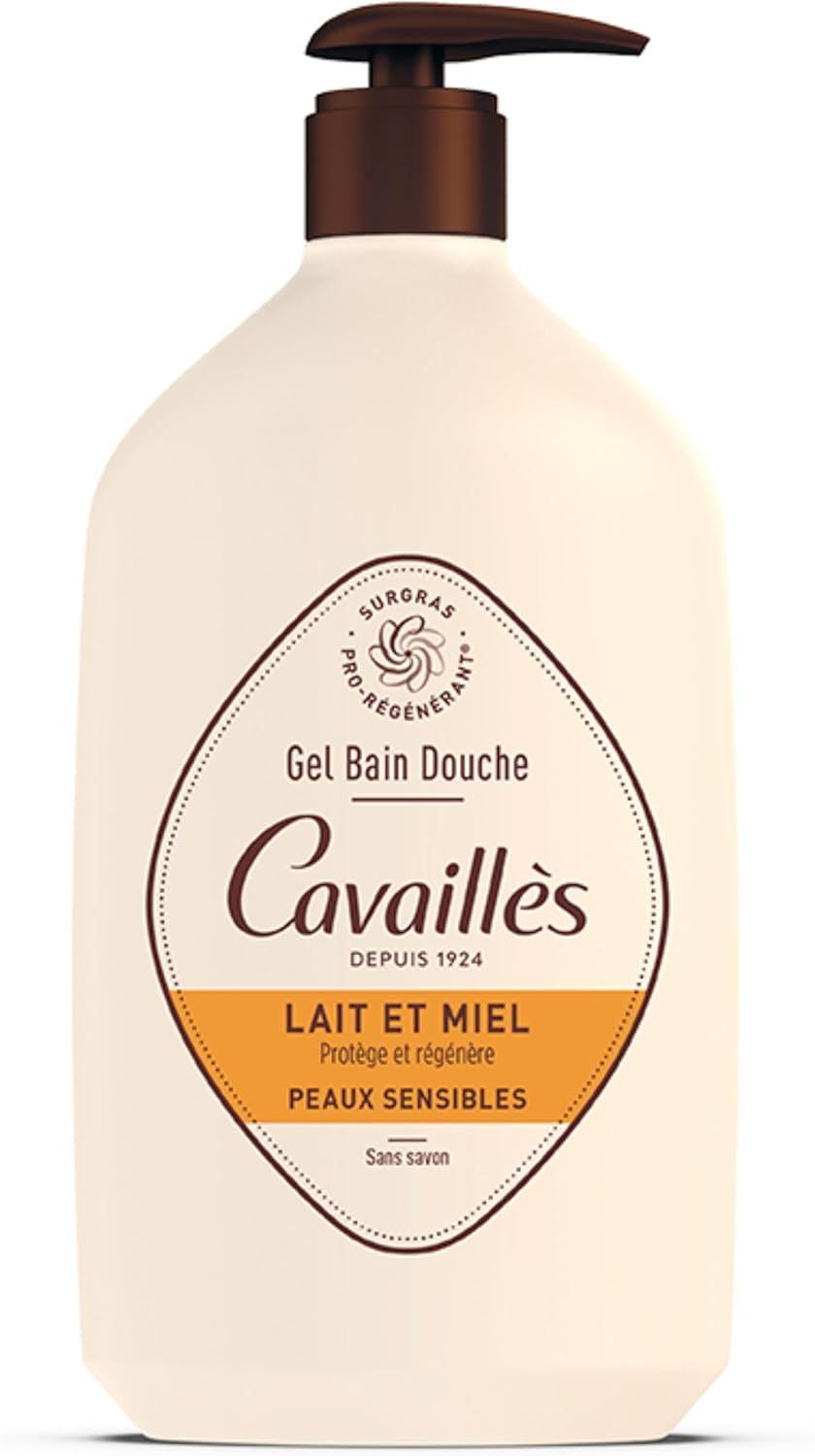 Rog&eacute; Cavaill&egrave;s Shower Gel for Sensitive Skin, Milk and Honey, 1 Litre image number 5