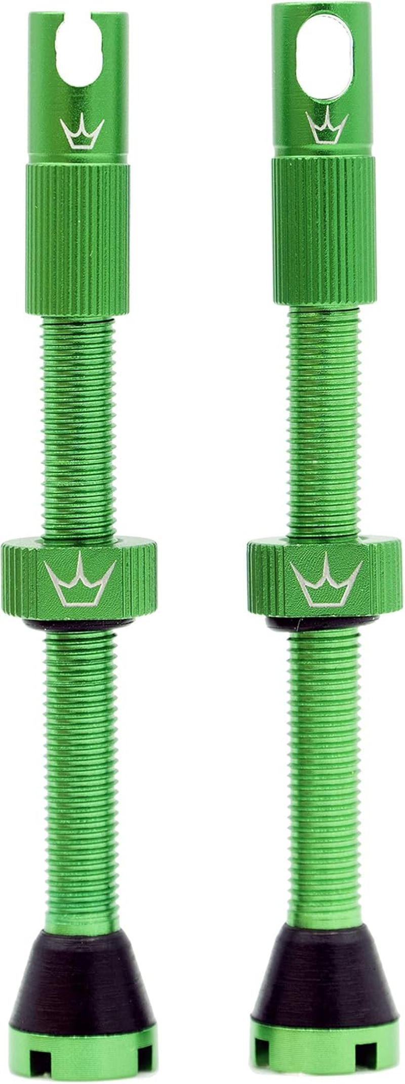 Peaty'S X Chris King MK2 Tubeless Valves Presta - Integrated Spoke Key & Valve Core Removal Caps, Mountain Bike, Road & Gravel Bicycle Tyre, Insert Compatible, 7075 Aluminium - 42Mm, Navy