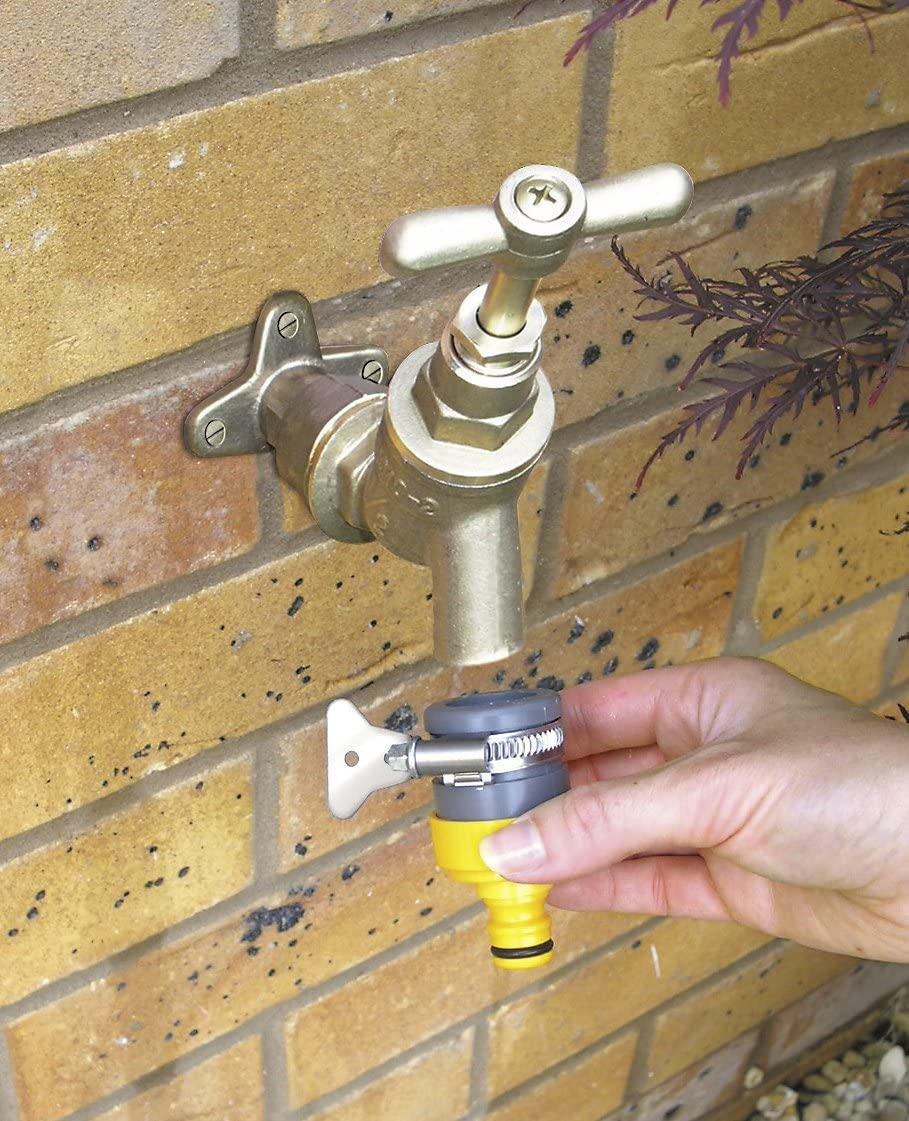 Hozelock round Tap Connector, 18 Mm Tap Size, Yellow, 1 image number 3