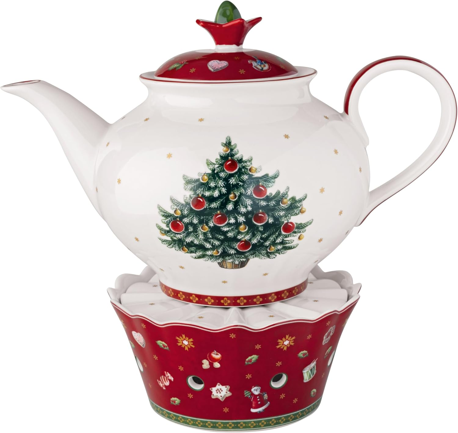 Villeroy & Boch - Toy'S Delight Multi-Coloured Tea Warmer, Tea Warmer, Christmas Tableware, Christmas Pattern, Premium Porcelain image number 5