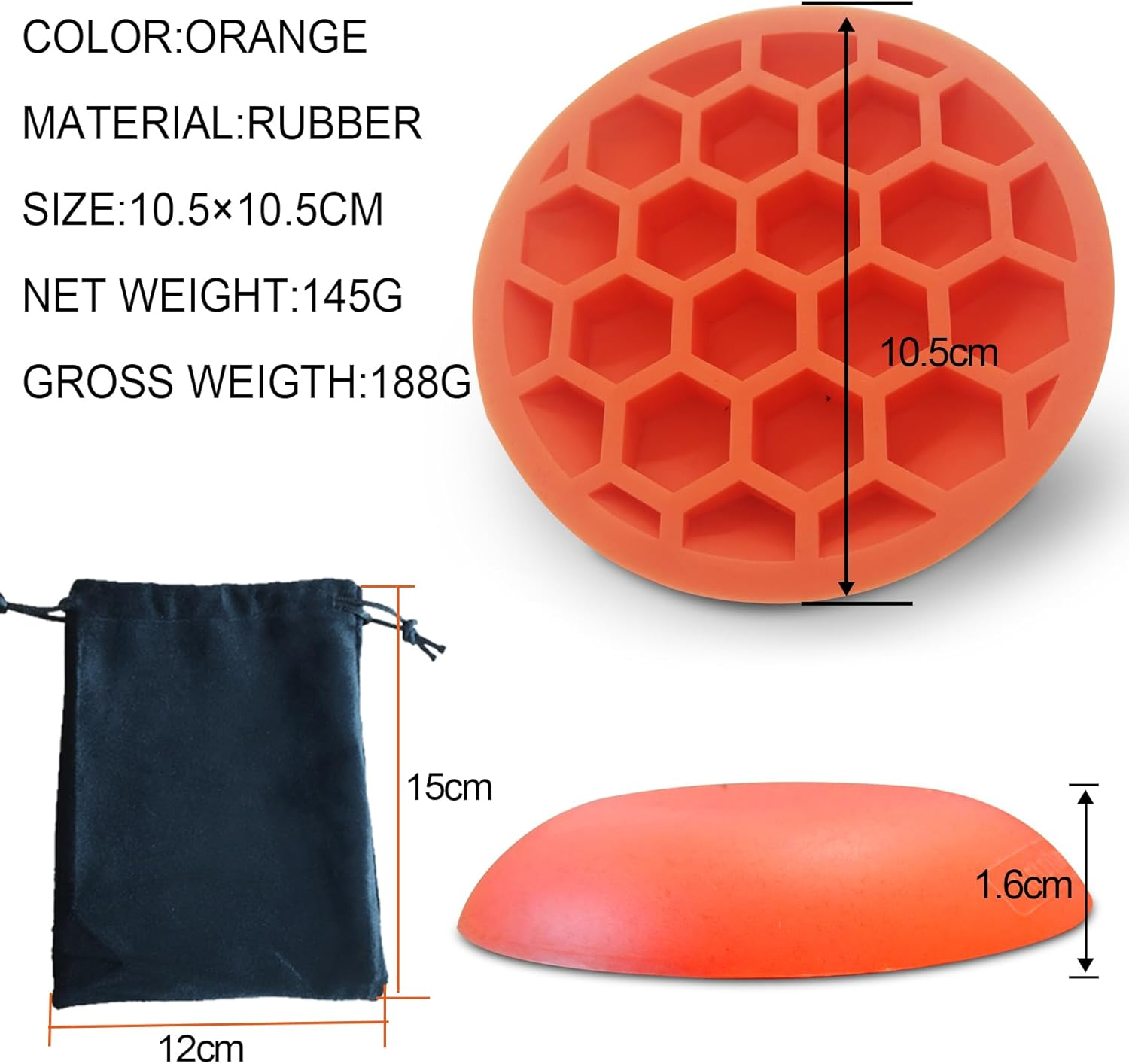 Golf Physical Strength Pad Force Plate | Rubber Force Pedal Exerciser Step Pad for Golf Swing - Golf Accessories for Improved Golf Game, Golf Teaching & Training Aid for Club Practice Equipment