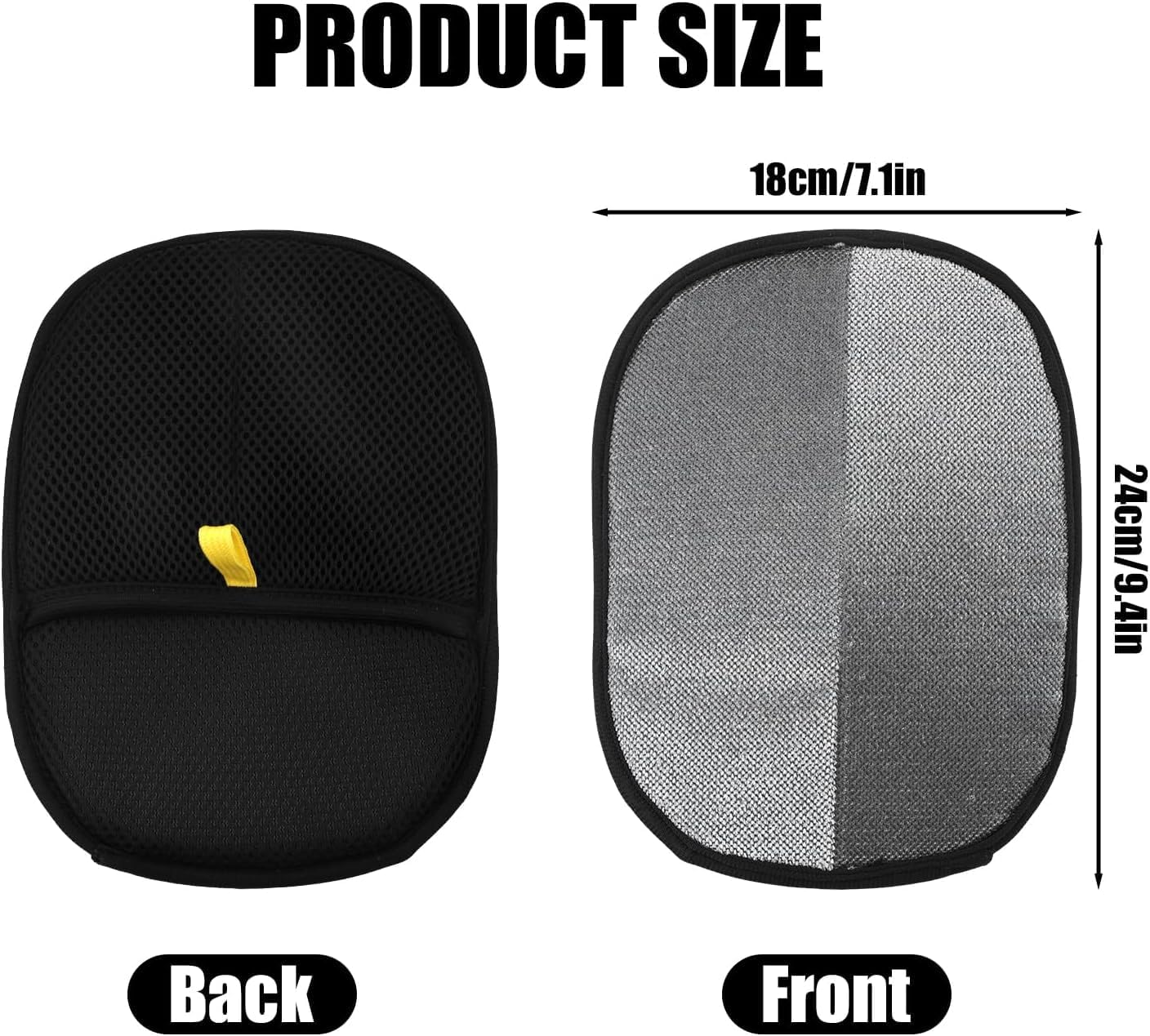 Double-Sided Pet Grooming Glove, 1 Piece Static Double-Sided Grooming Glove,Double-Sided Dog Grooming Glove Static Removal Glove,Pet Removal Glove Static Removal Glove,Static Removal Grooming Glove image number 4